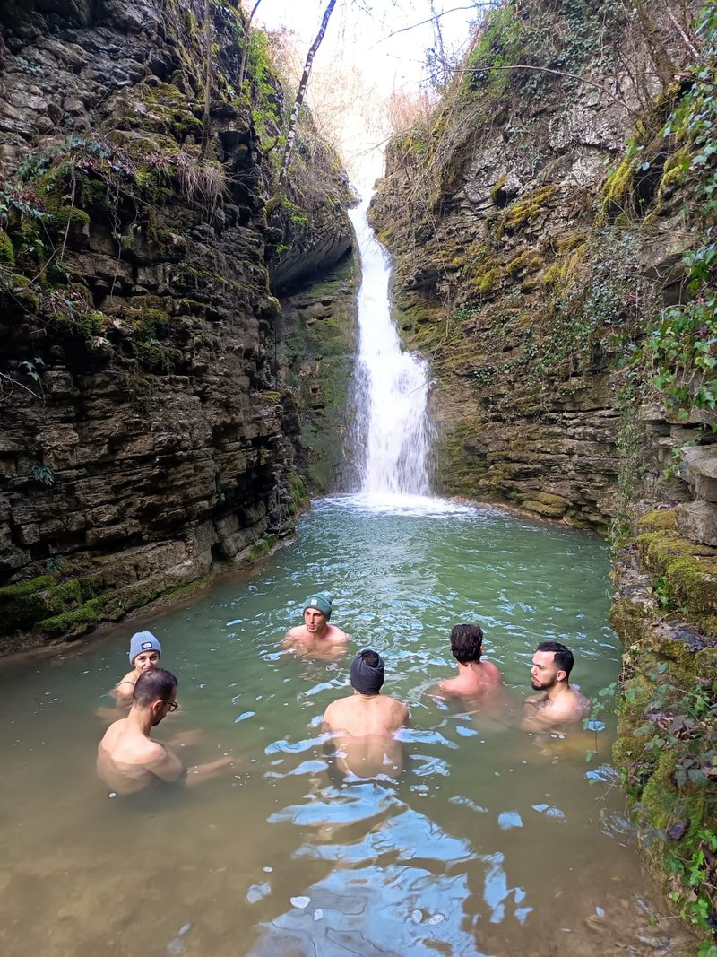 Bagno freddo dopo la pratica di respirazione (31/1/26)