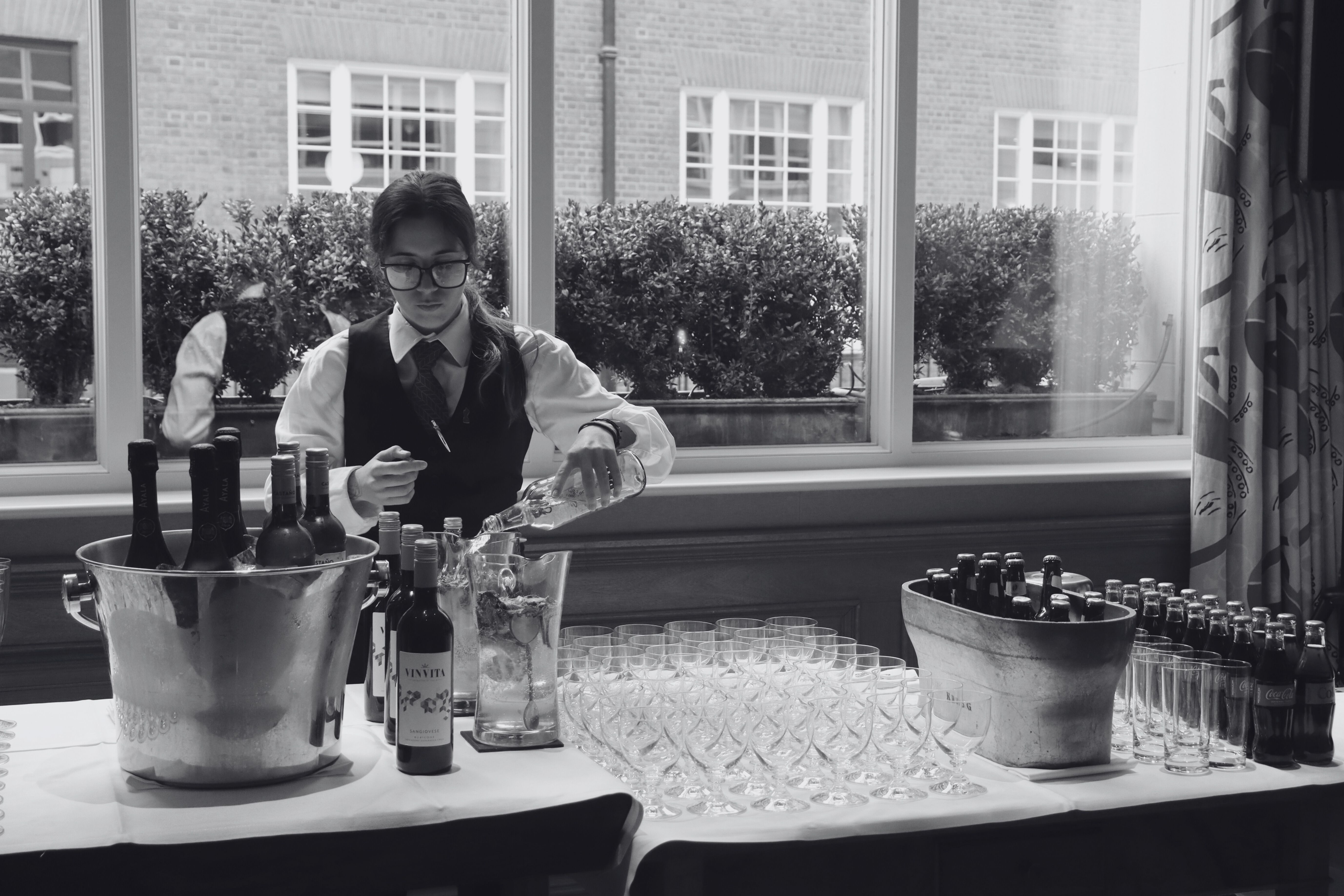 Beverages at the event