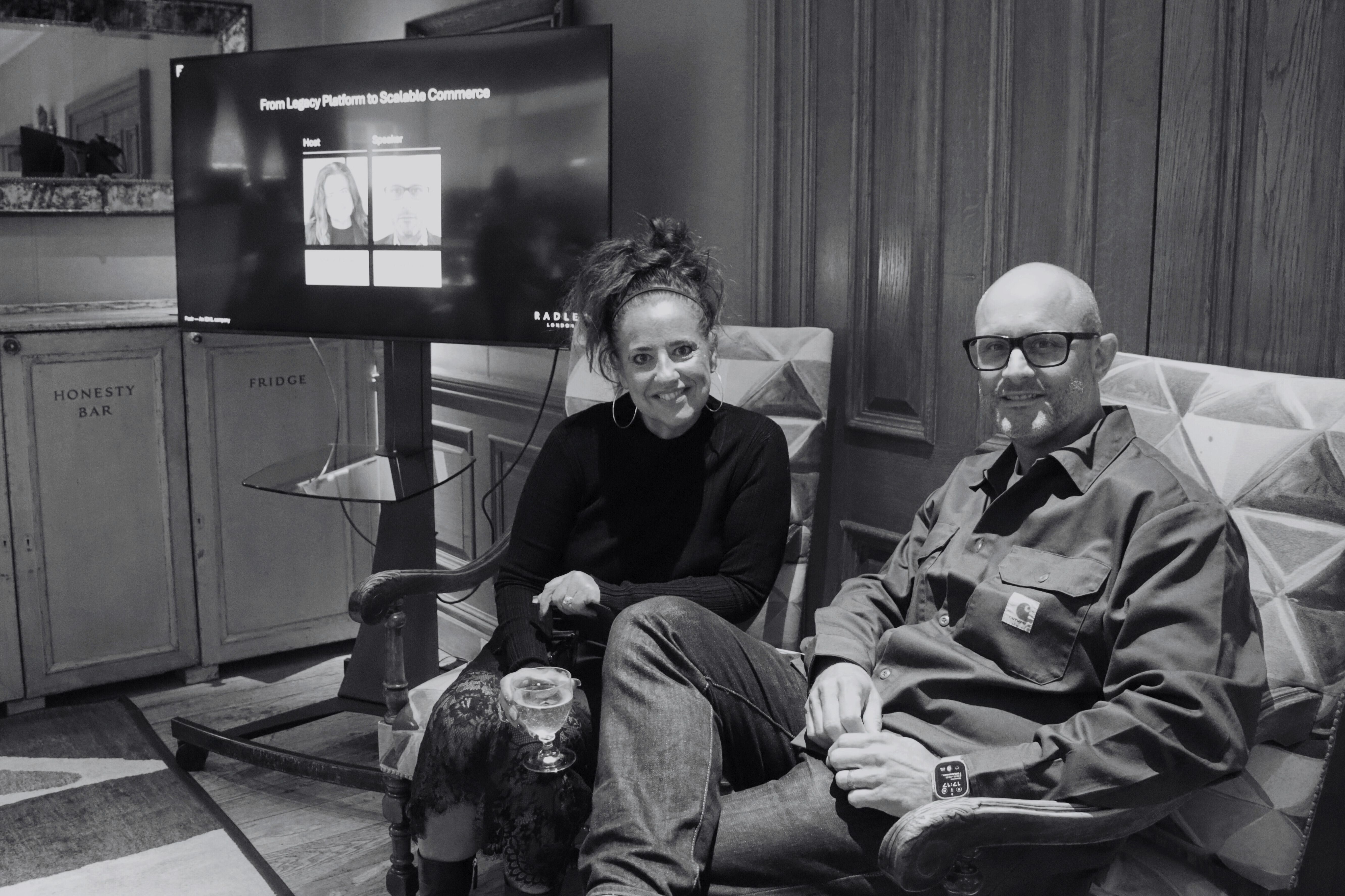 Fostr's Sharon Palmer and Fernie, Global DTC Director at Radley