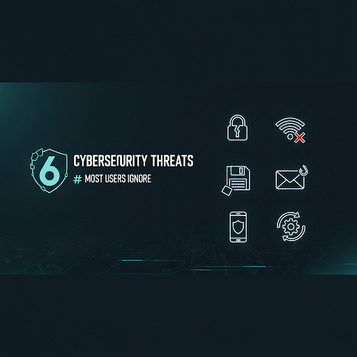 6 Cybersecurity Threats Most Users Ignore