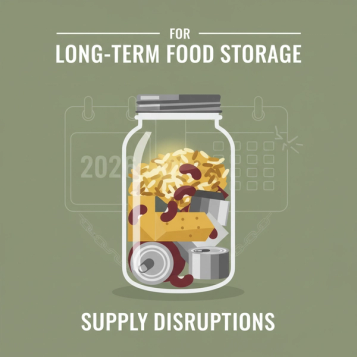 Long-Term Food Storage Strategies for 2026 Supply Disruptions