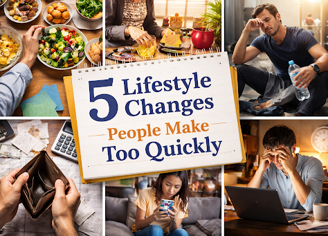 5 Lifestyle Changes People Make Too Quickly