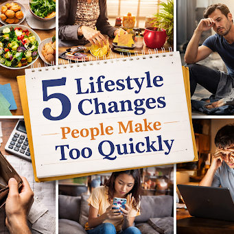 5 Lifestyle Changes People Make Too Quickly