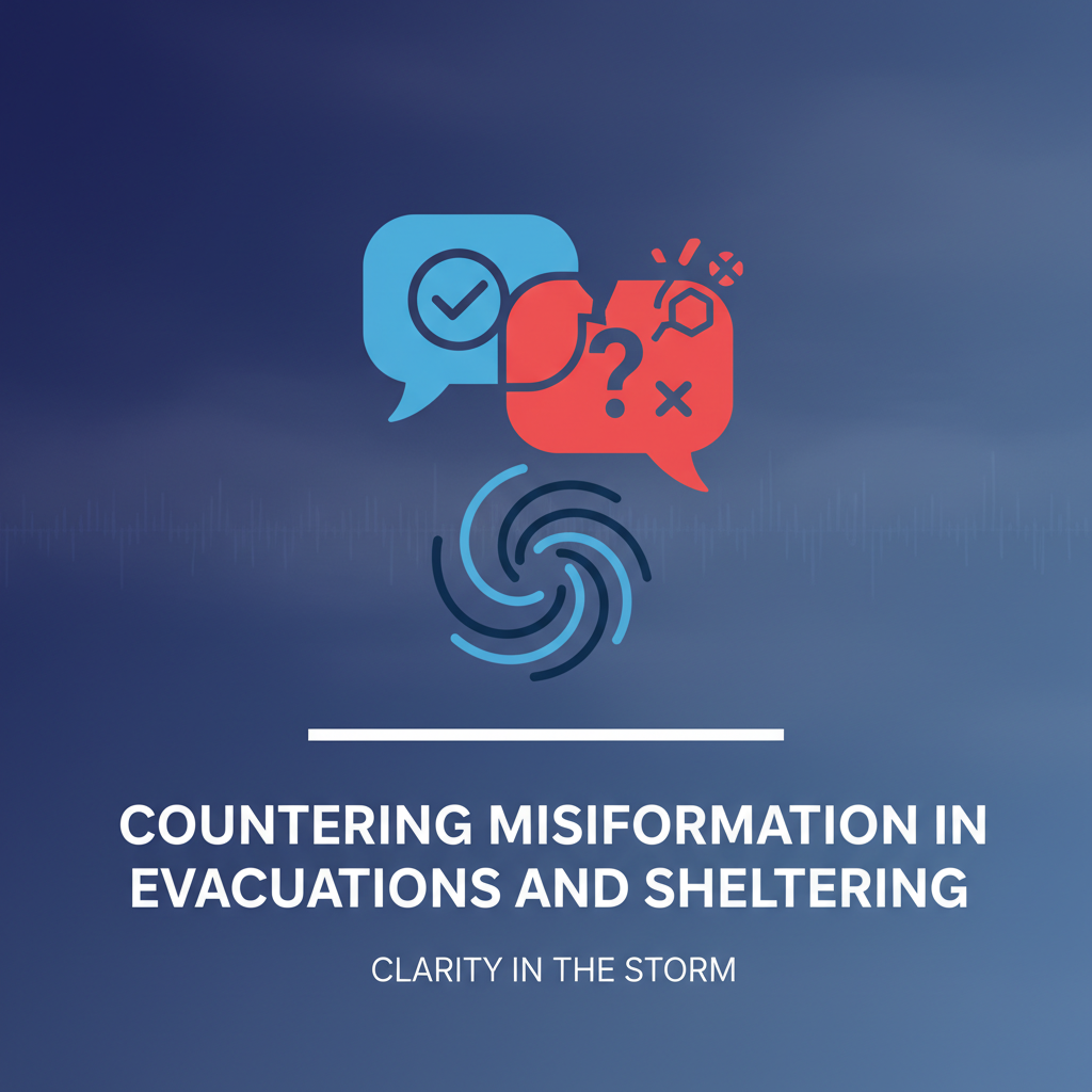 Countering Misinformation in Evacuations and Sheltering: Strategies to Save Lives During Natural Disasters