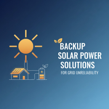 Backup Solar Power Solutions for Grid Unreliability: Reliable Energy Storage and Incentives