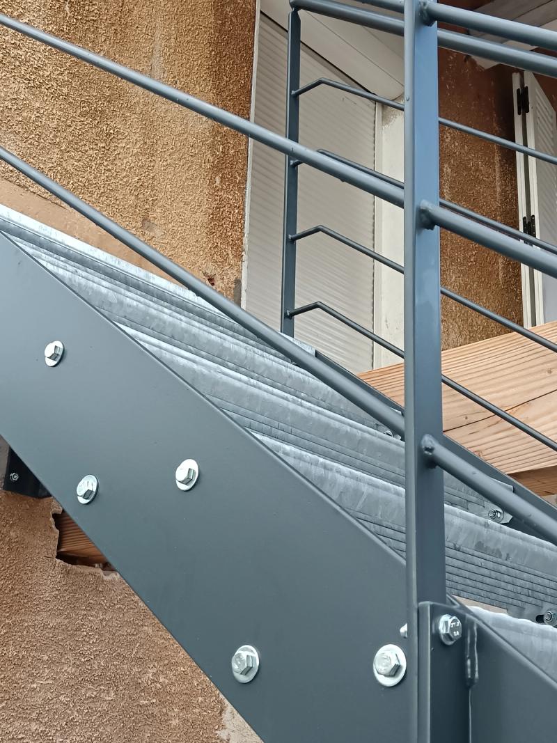 Escalier sur-mesure réalisé par DeniSoudure à Roanne