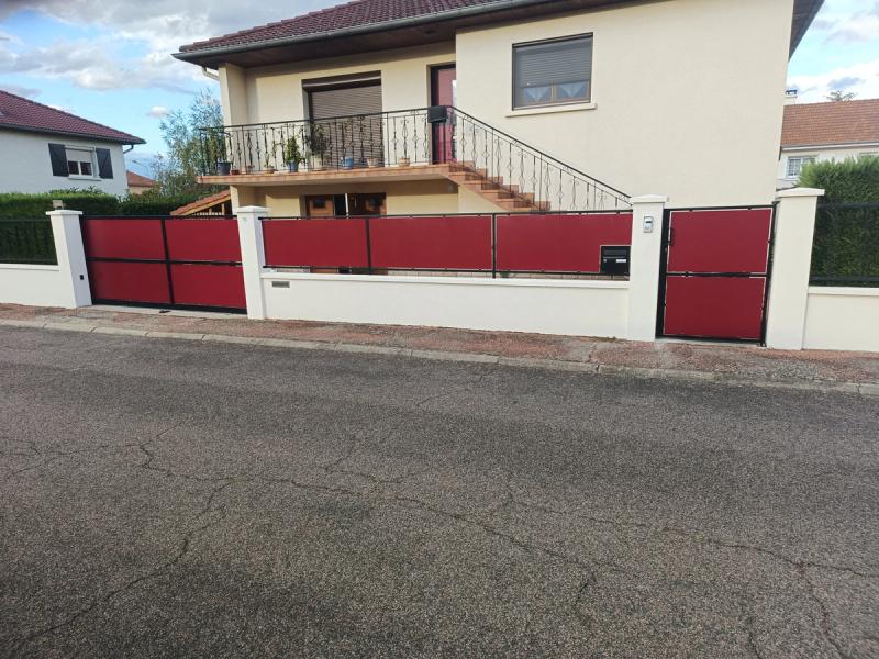 Portails sur-mesure réalisé par DeniSoudure à Roanne