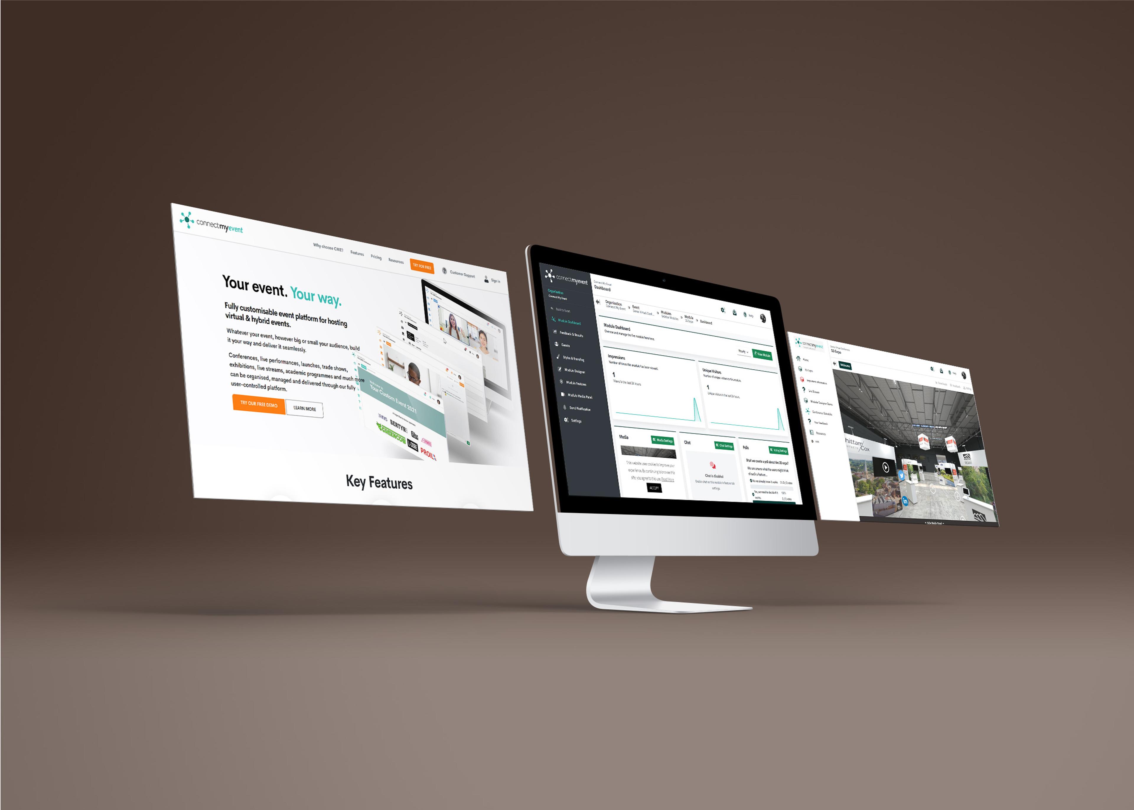 Virtual Events SaaS Platform for Connect My Event