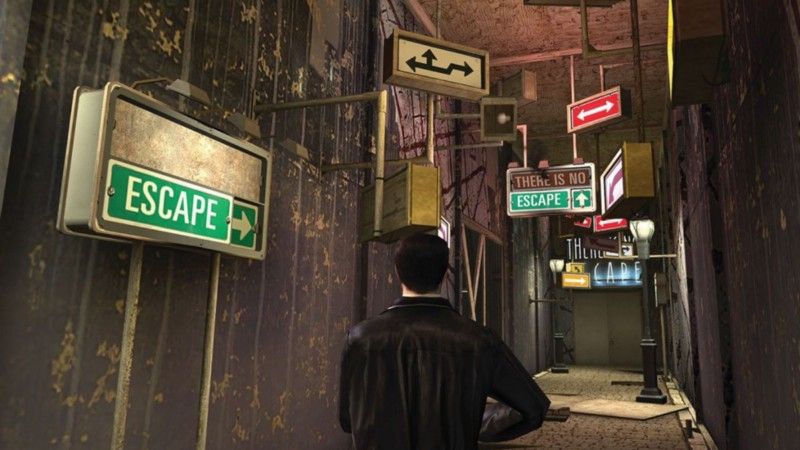 Max Payne 2, заигрывающая со всеми возможными клише жанра, имеет уровень под названием Linear Sequence of Scares.