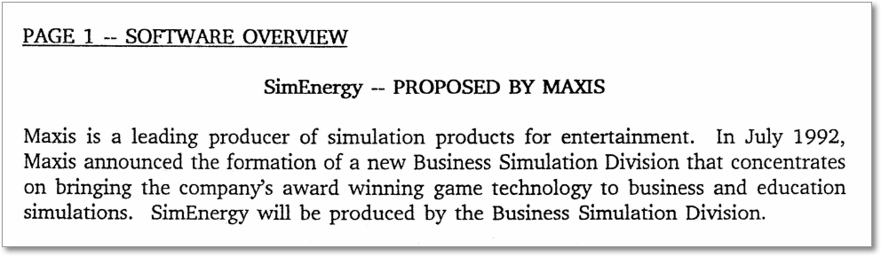 Отрывок из бизнес-документации SimEnergy. (28)