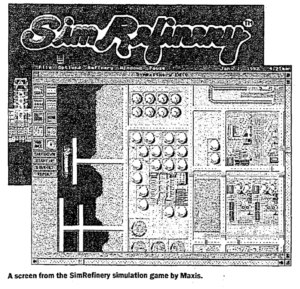 Один из немногих сохранившихся скриншотов SimRefinery. (25)