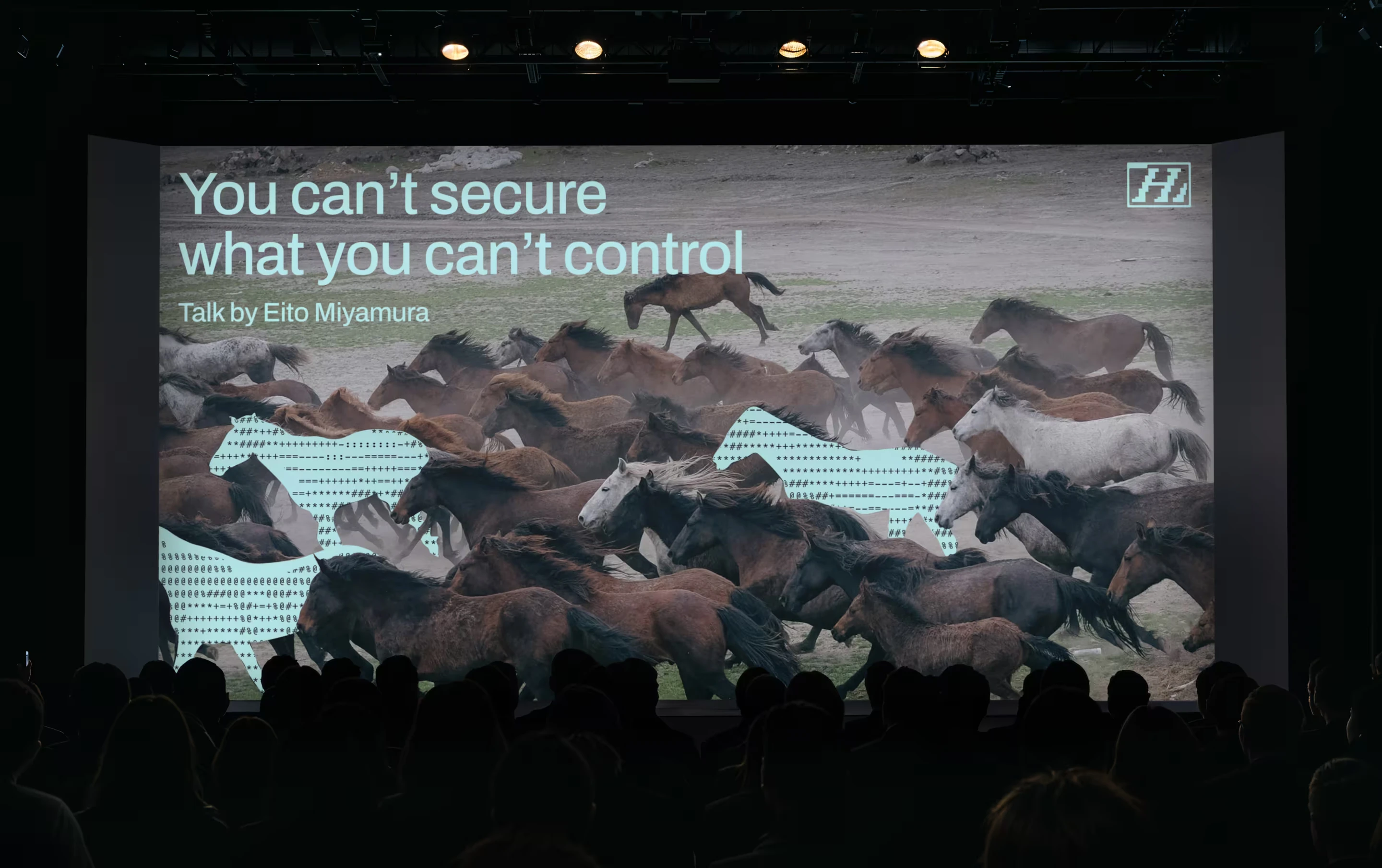 Hackbot conference talk: you can't secure what you can't control