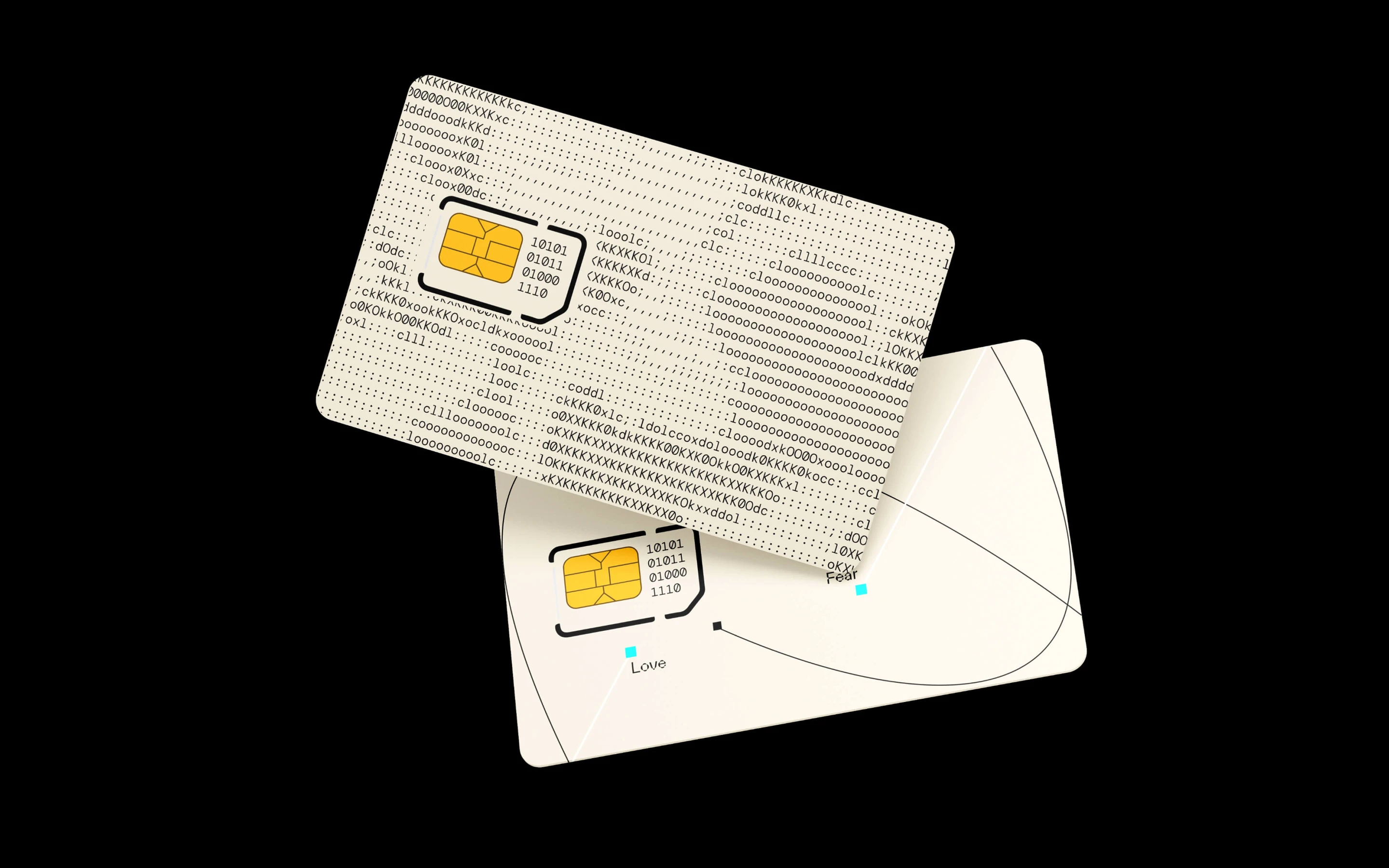 Rysk business cards and envelope