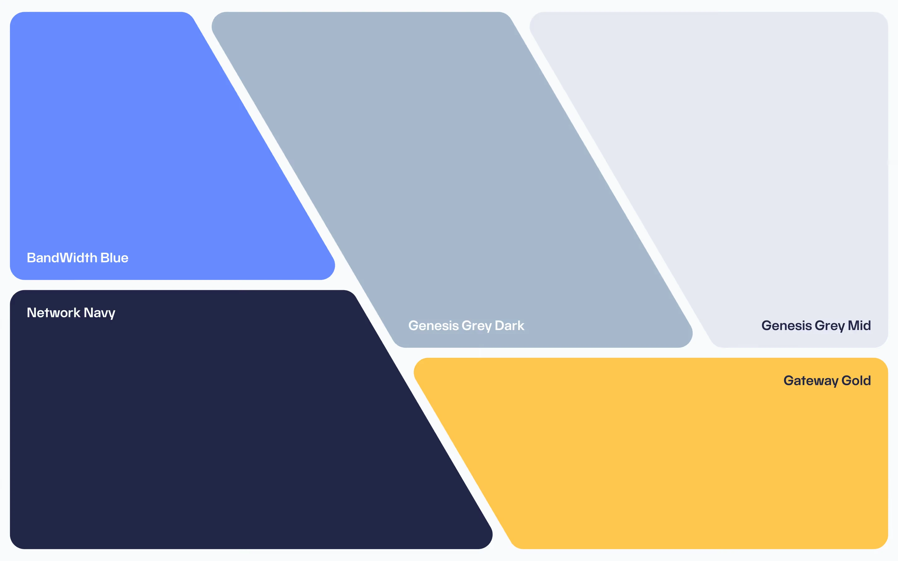 The Fireblocks modular grid: triangles expanding into the brand's shapes