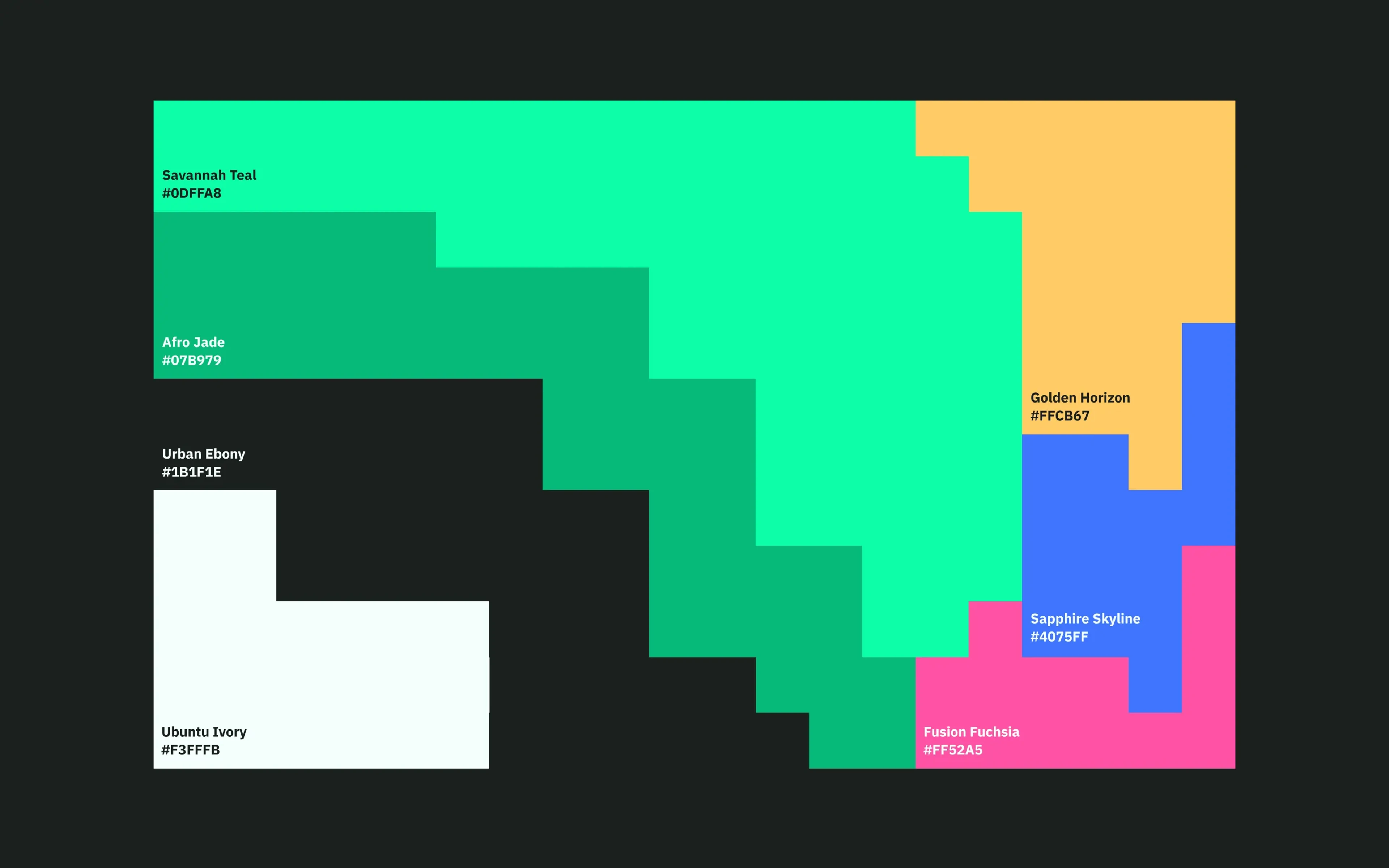 Noones brand colour palette