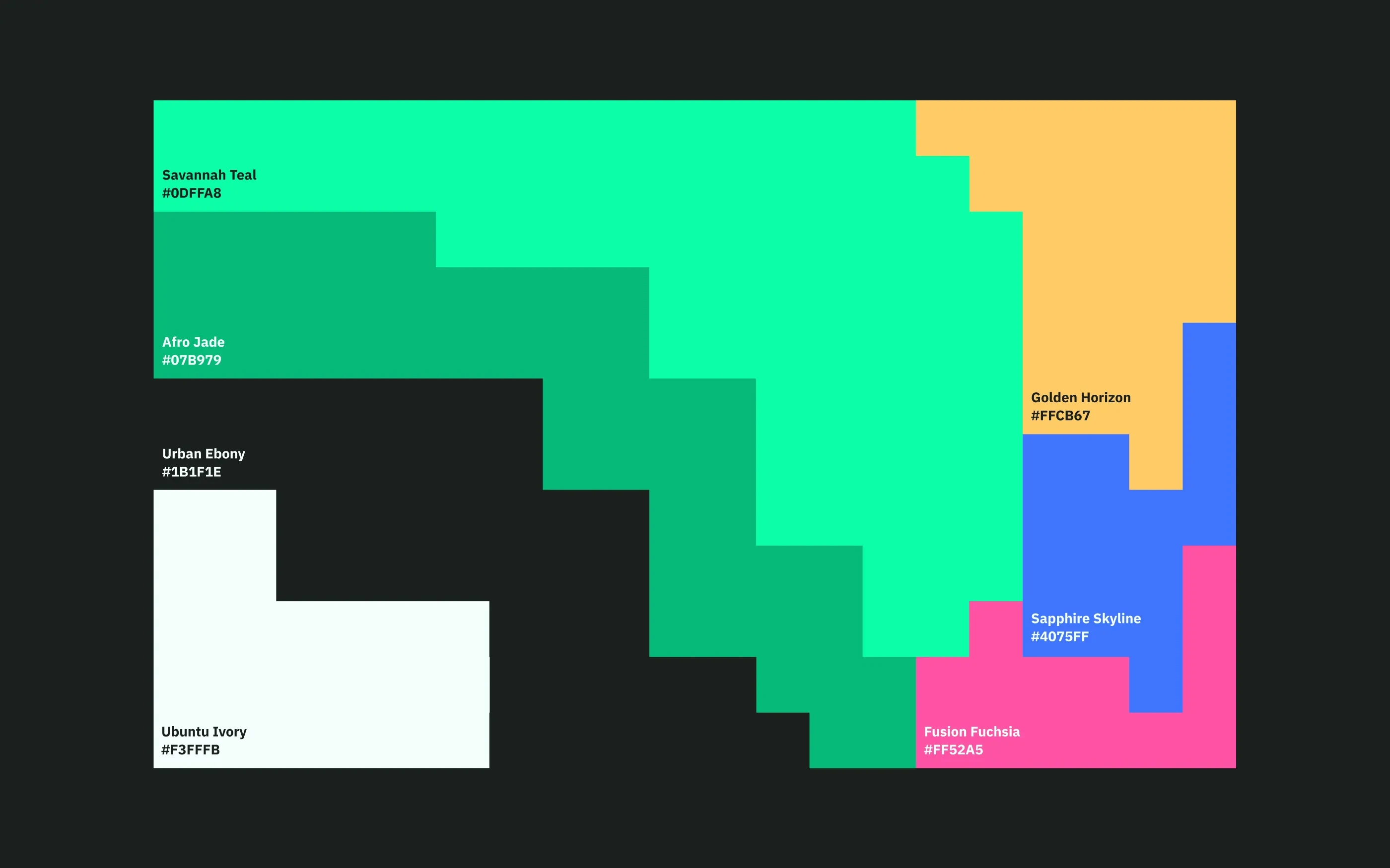 Noones brand colour palette