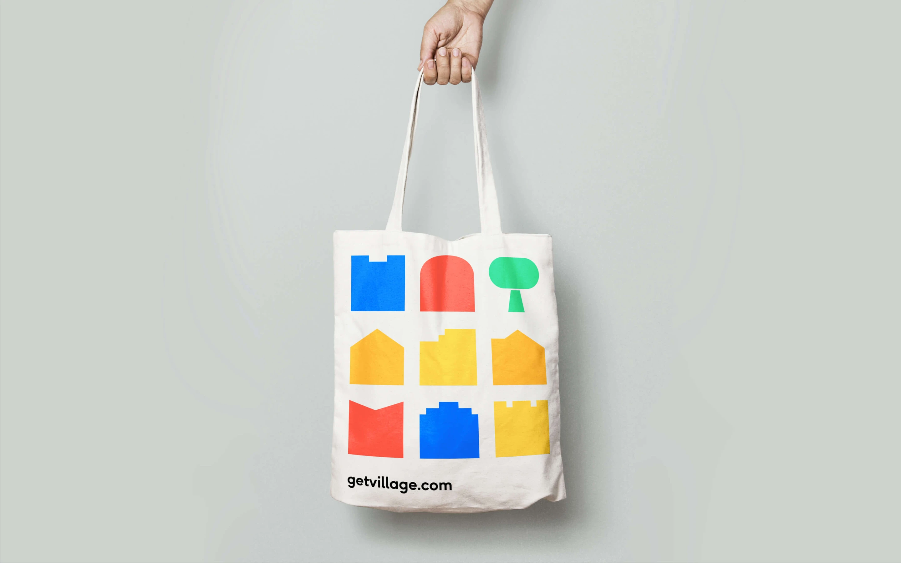 Village branded tote bag