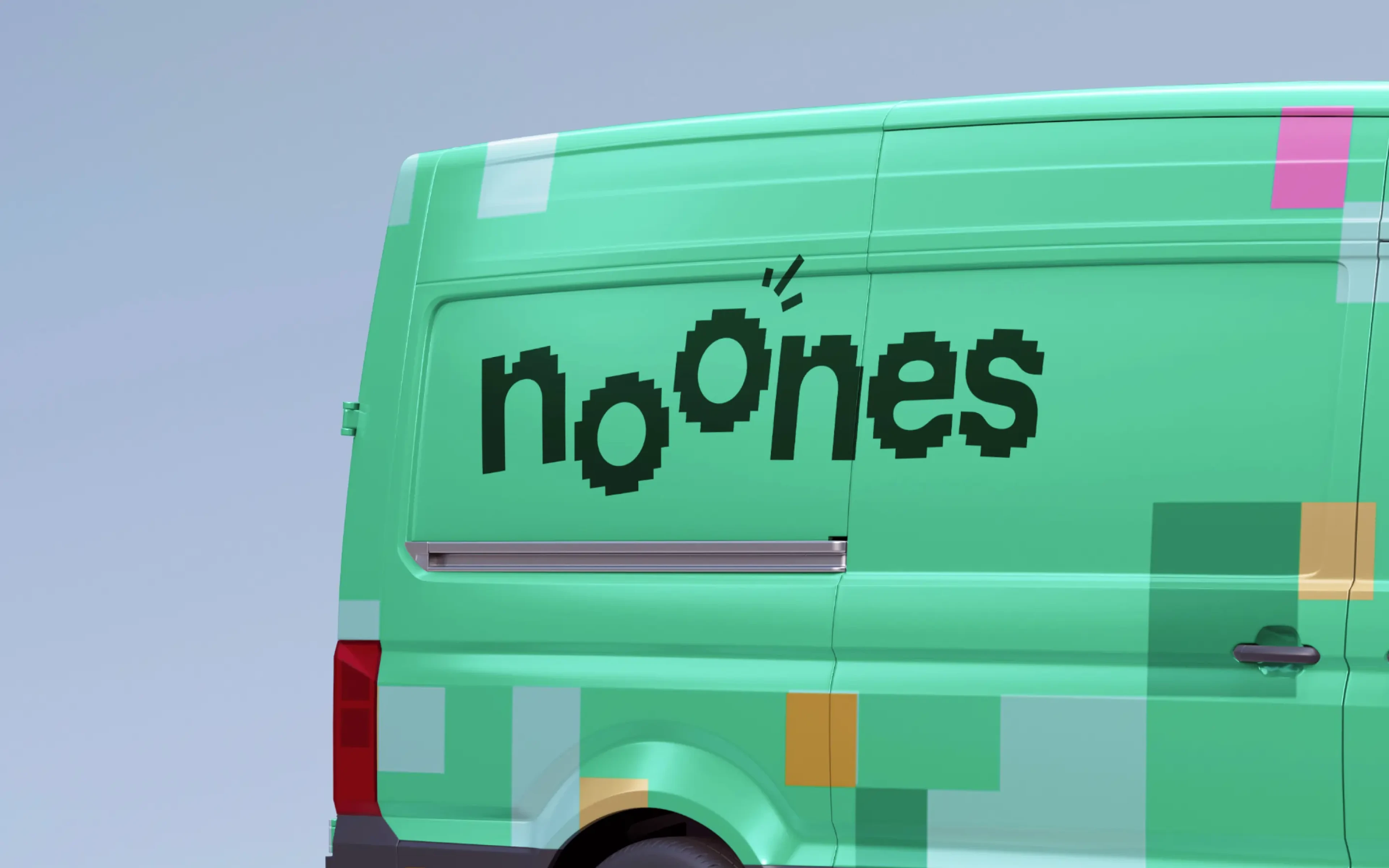 Noones branded campaign van in Lagos