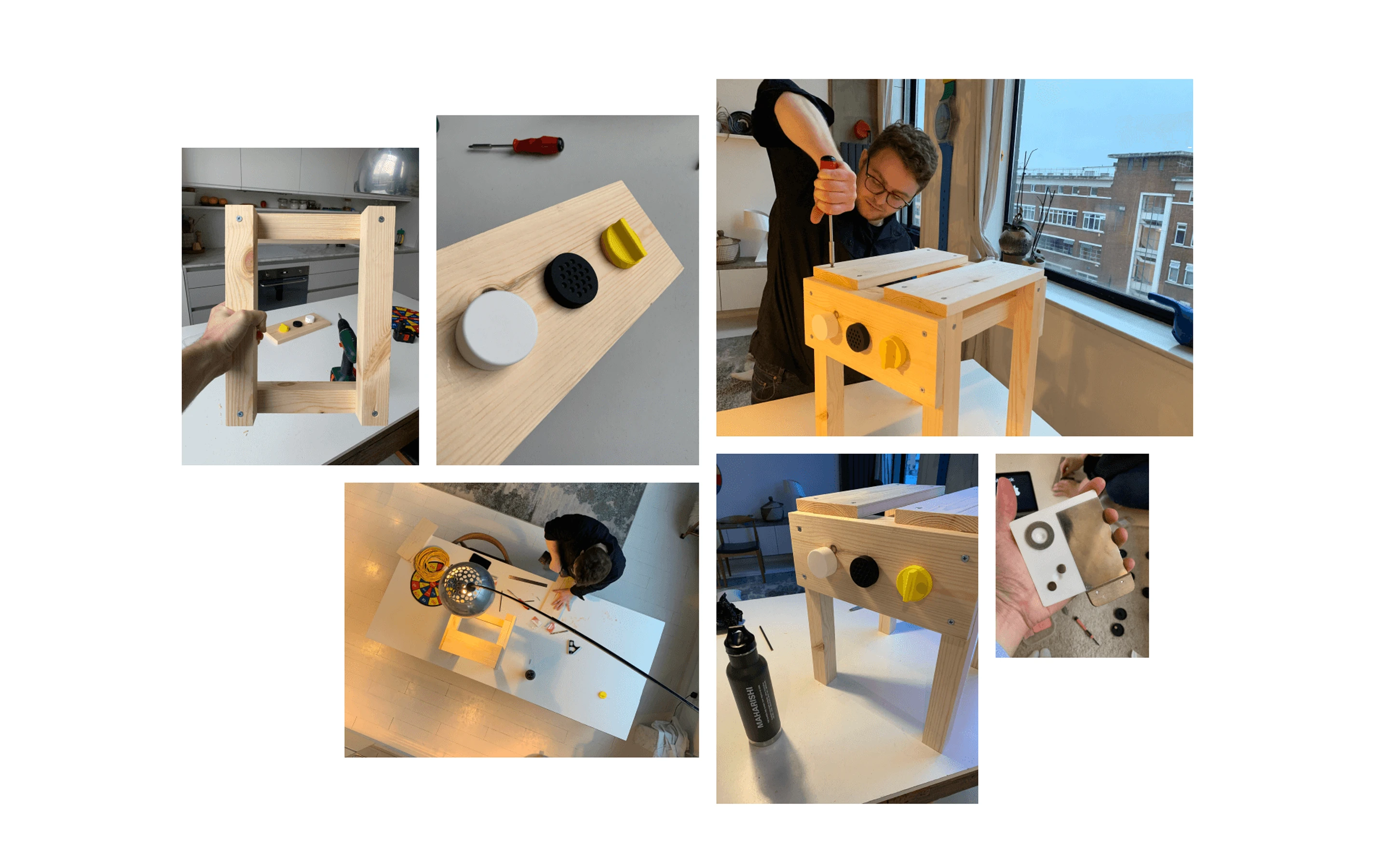 Building Sedia_2: assembling the timber frame and fitting the intelligence unit