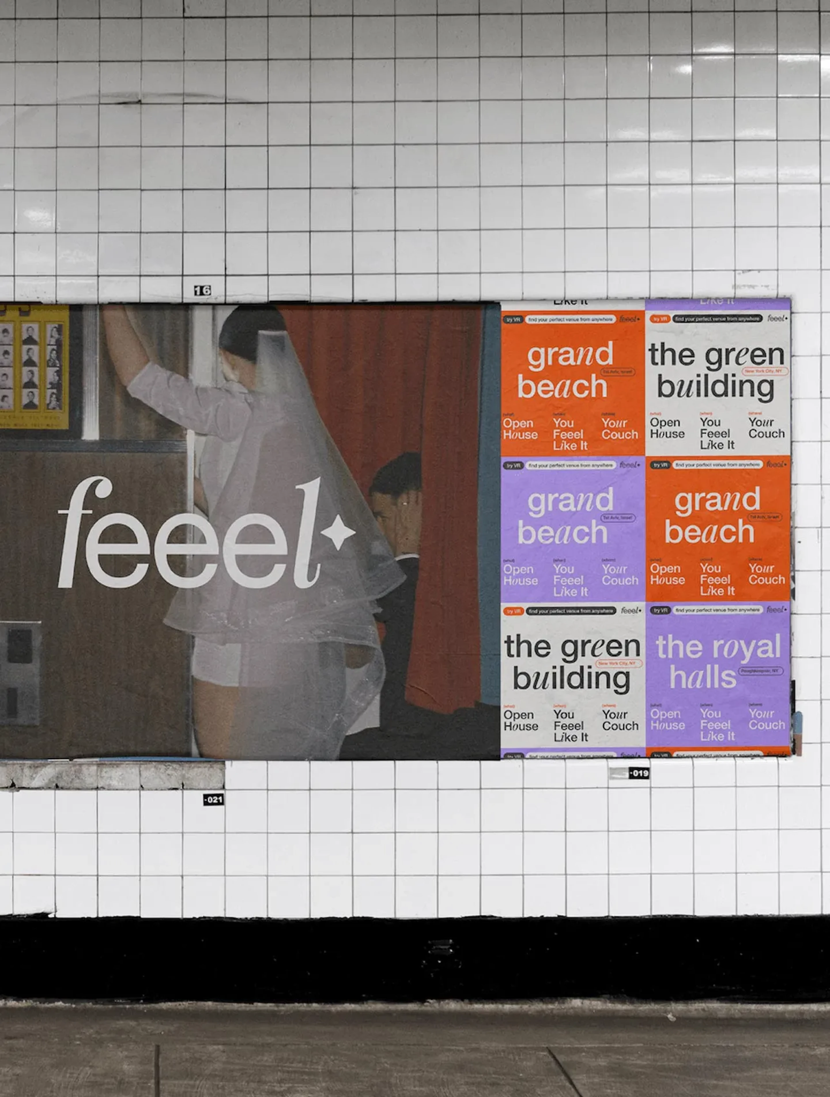 FEEEL VR branding, immersive VR touring, by Alexis Bardini and FINH