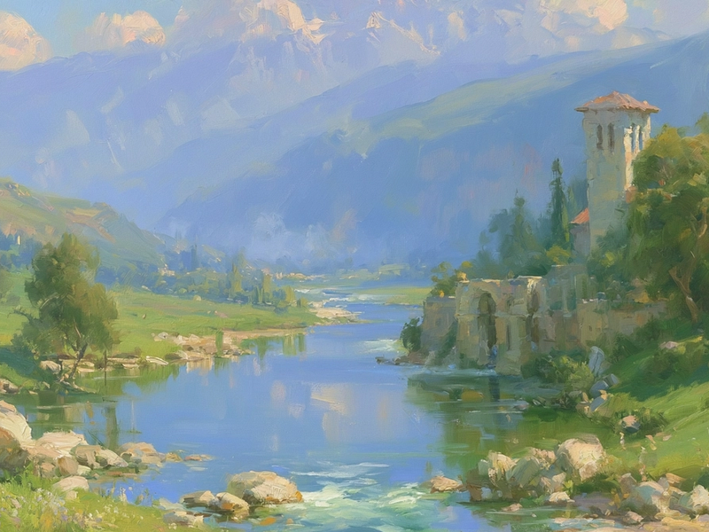 Boire à la source d'eau vive