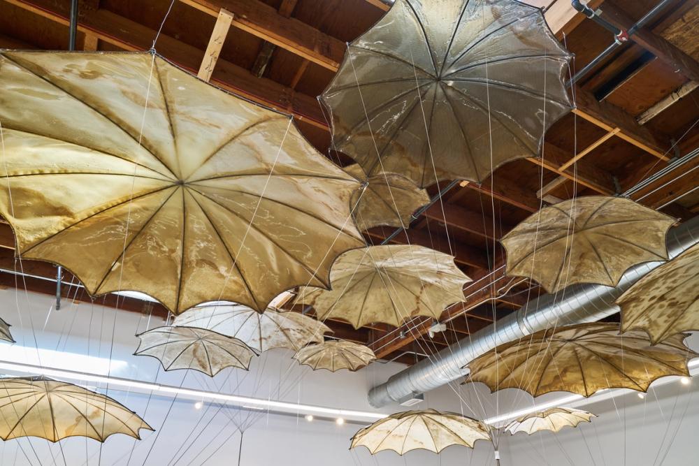 Slide 4 of exhibition installation photos