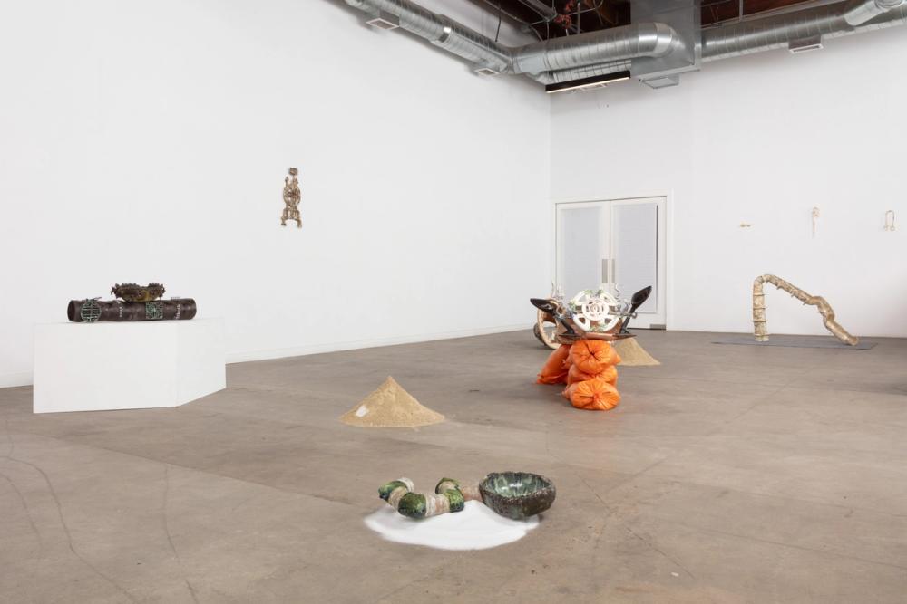 Slide 2 of exhibition installation photos