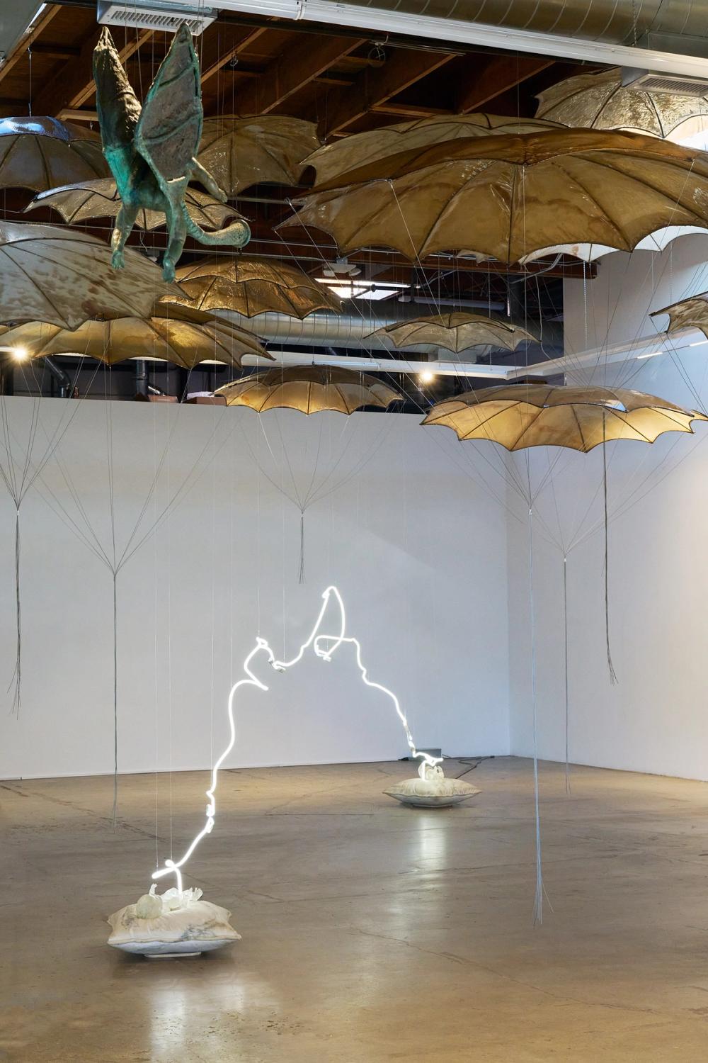 Slide 5 of exhibition installation photos