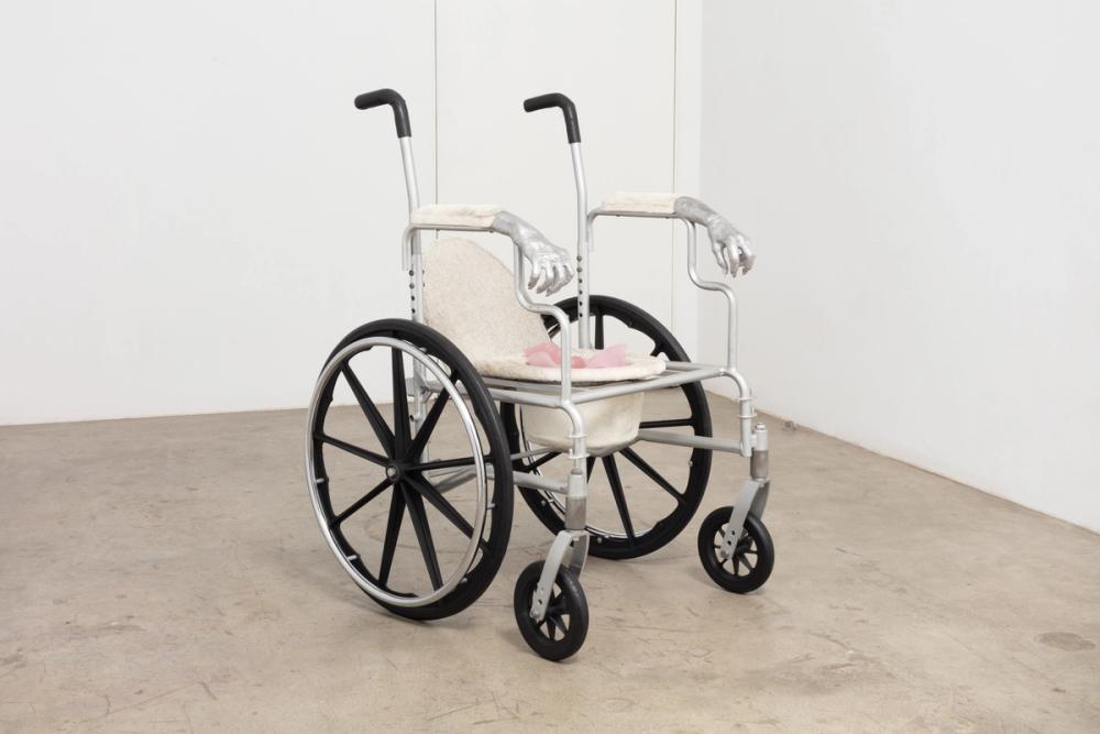 Slide 6 of exhibition installation photos