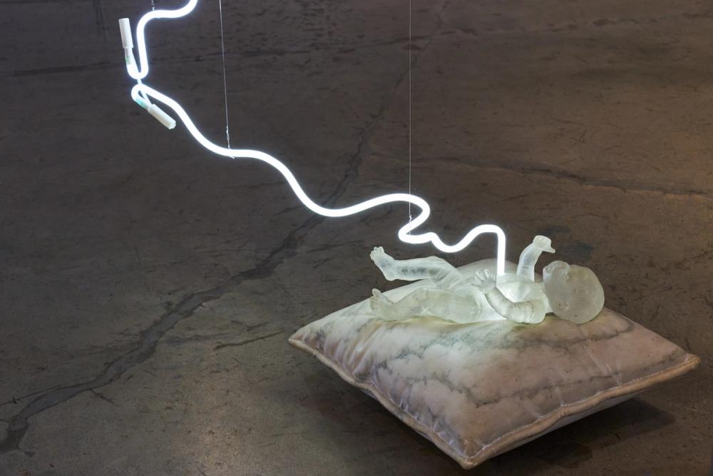 Slide 3 of exhibition installation photos