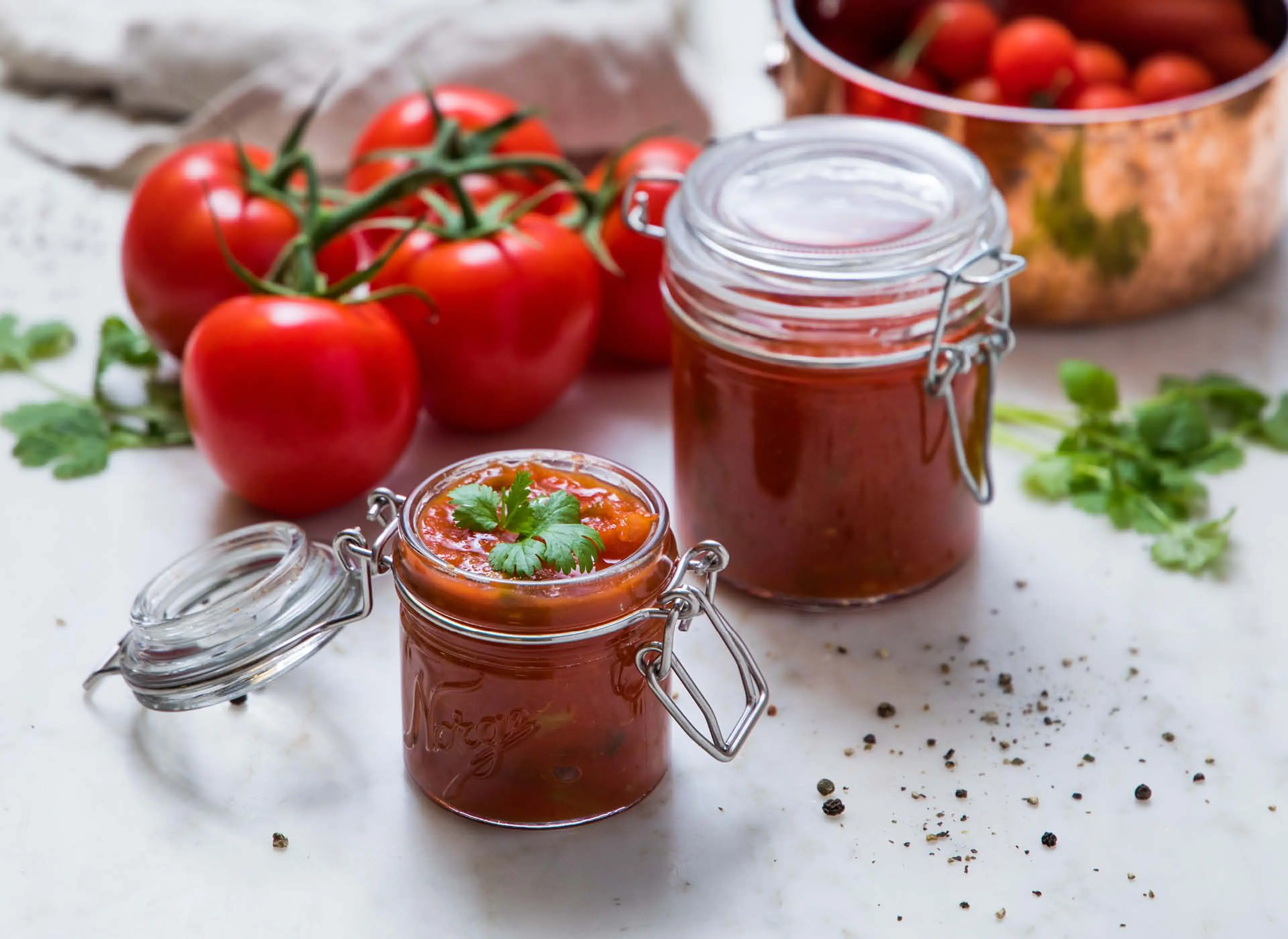 Hjemmelaget tomatsalsa