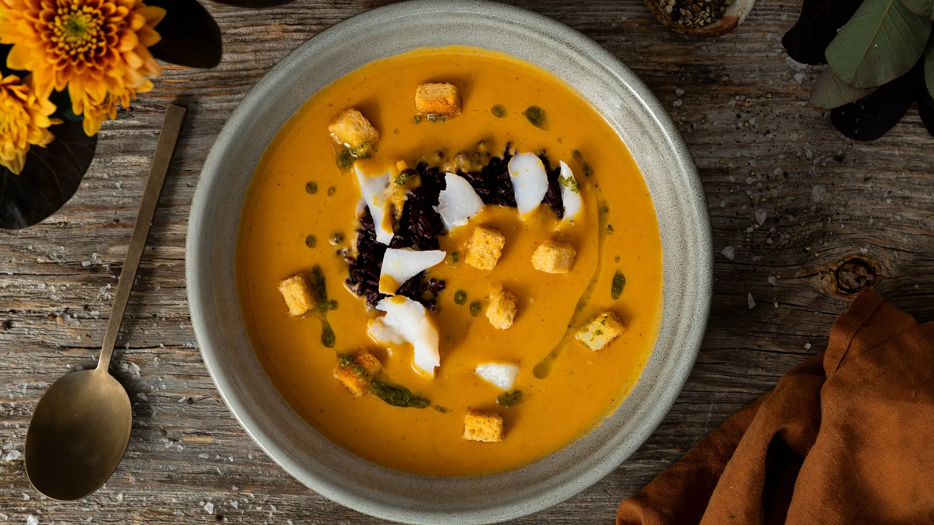 Lag en smakfull gresskarsuppe