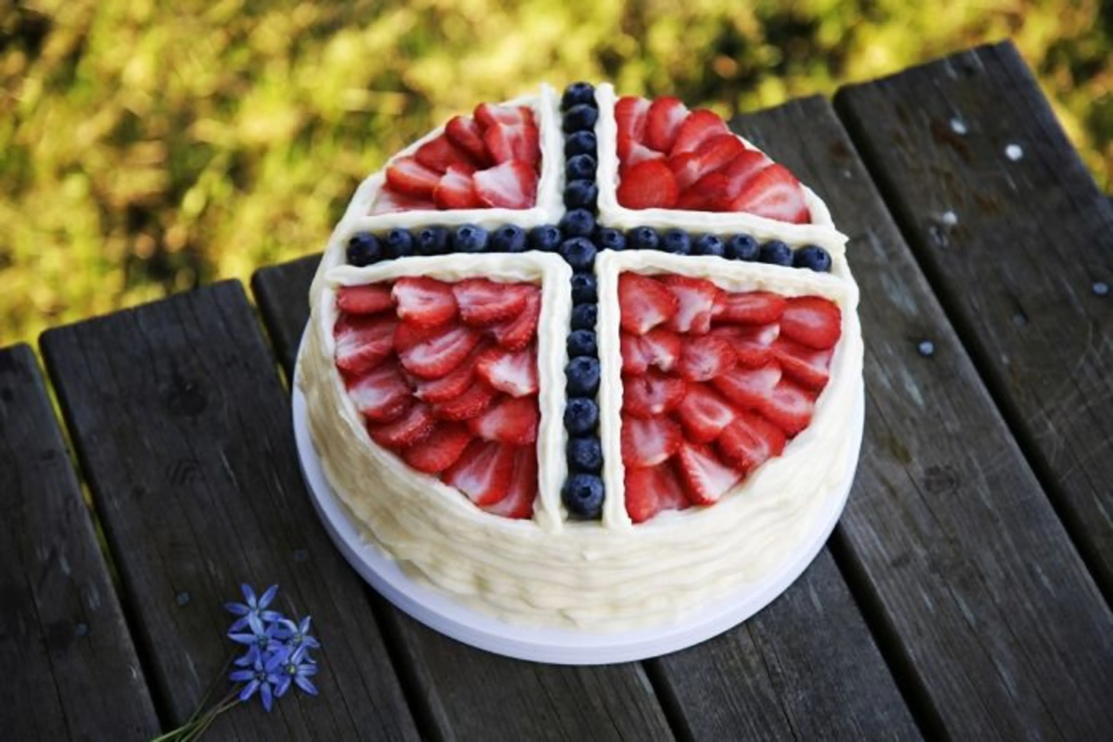 For den avanserte – 17. mai-kake i flaggets farger