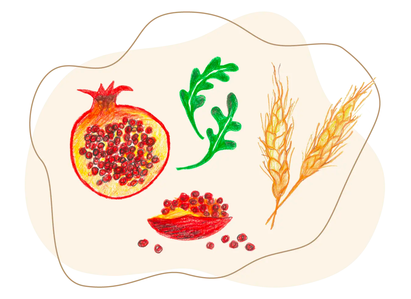 Illustrasjon av ingredienser