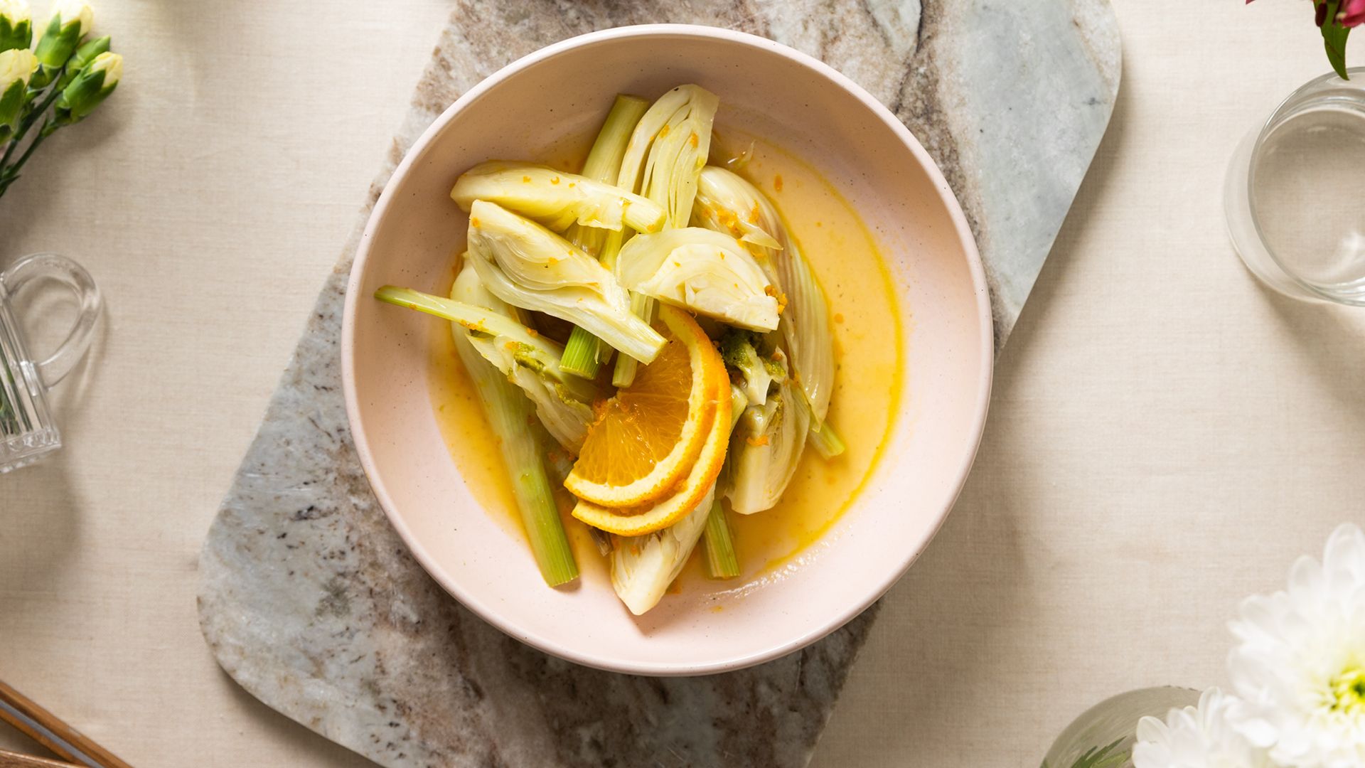 Appelsinkokt fennikel