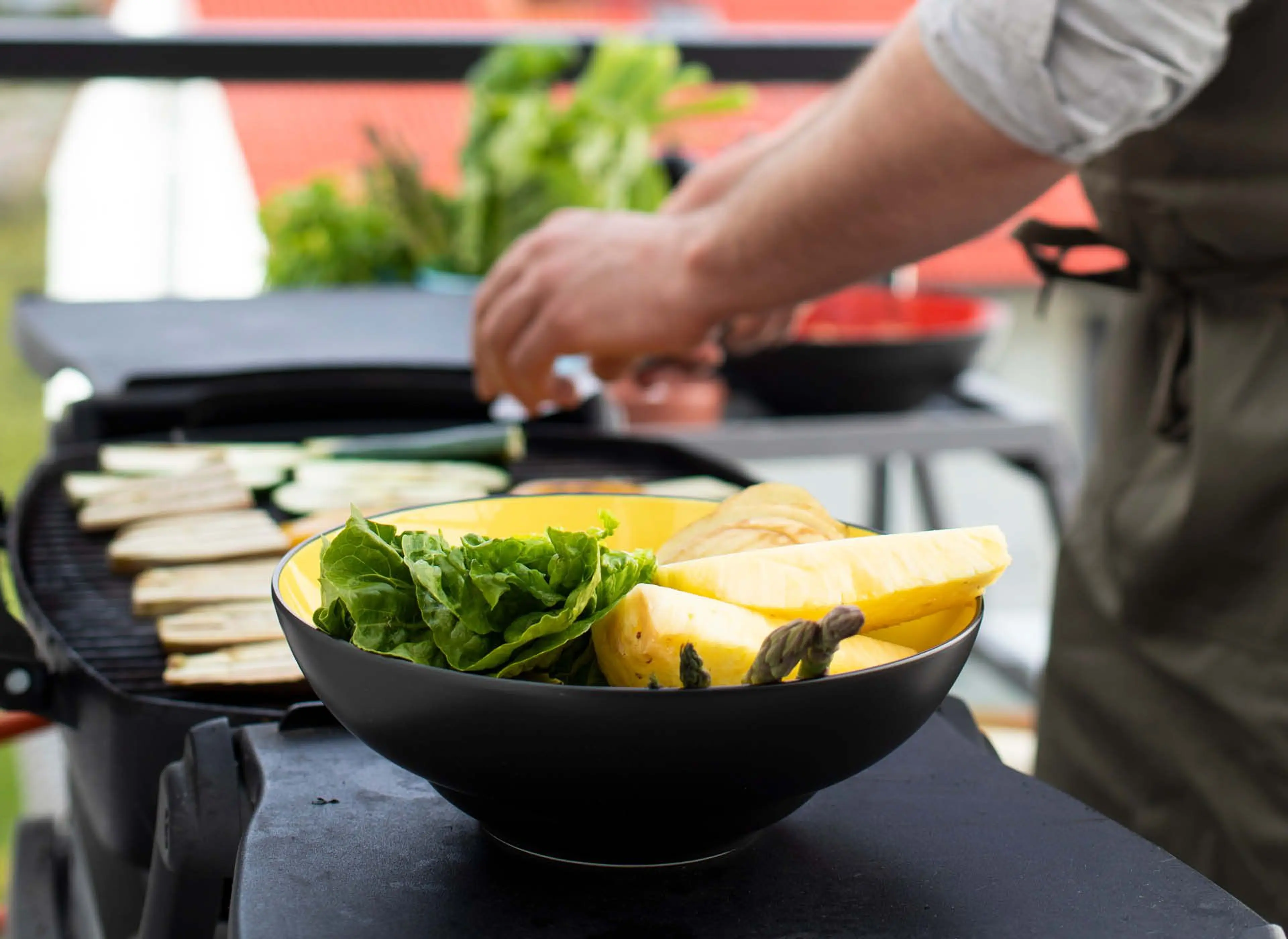 Grønt på grillen