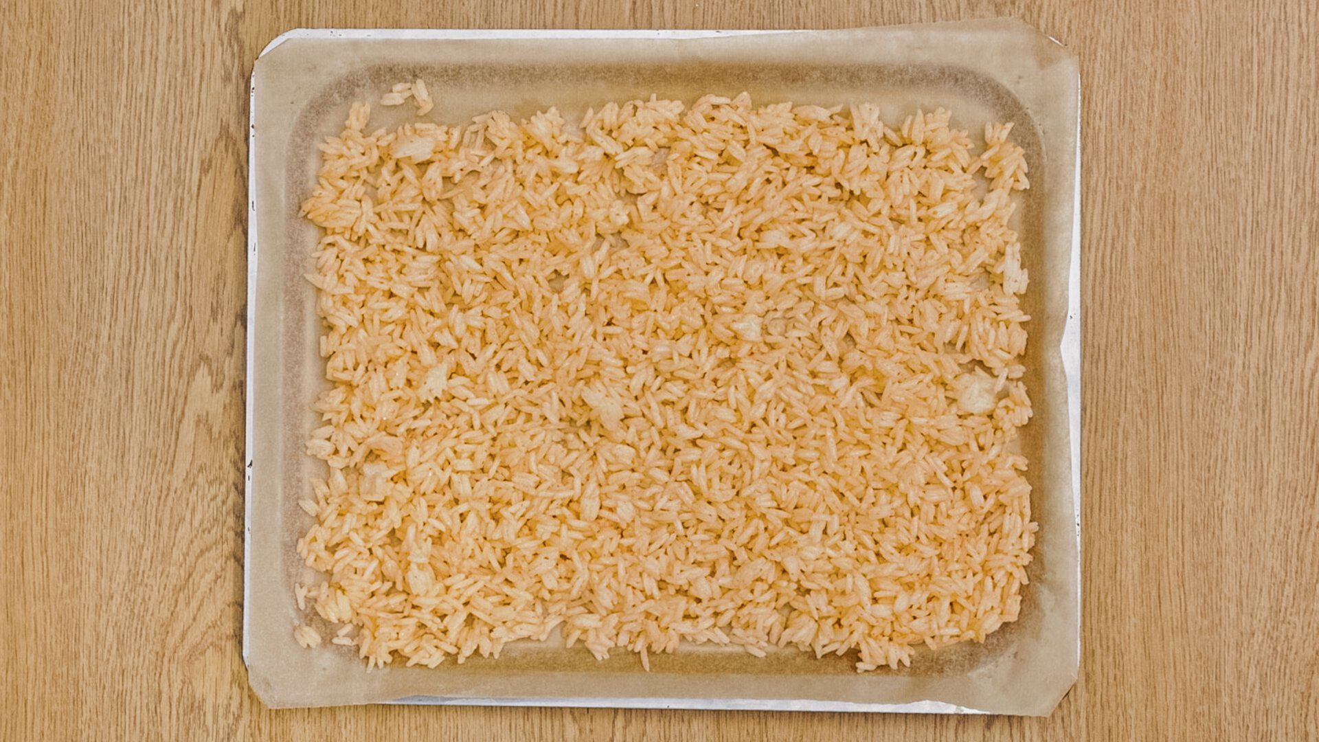 Crispy ris på brett