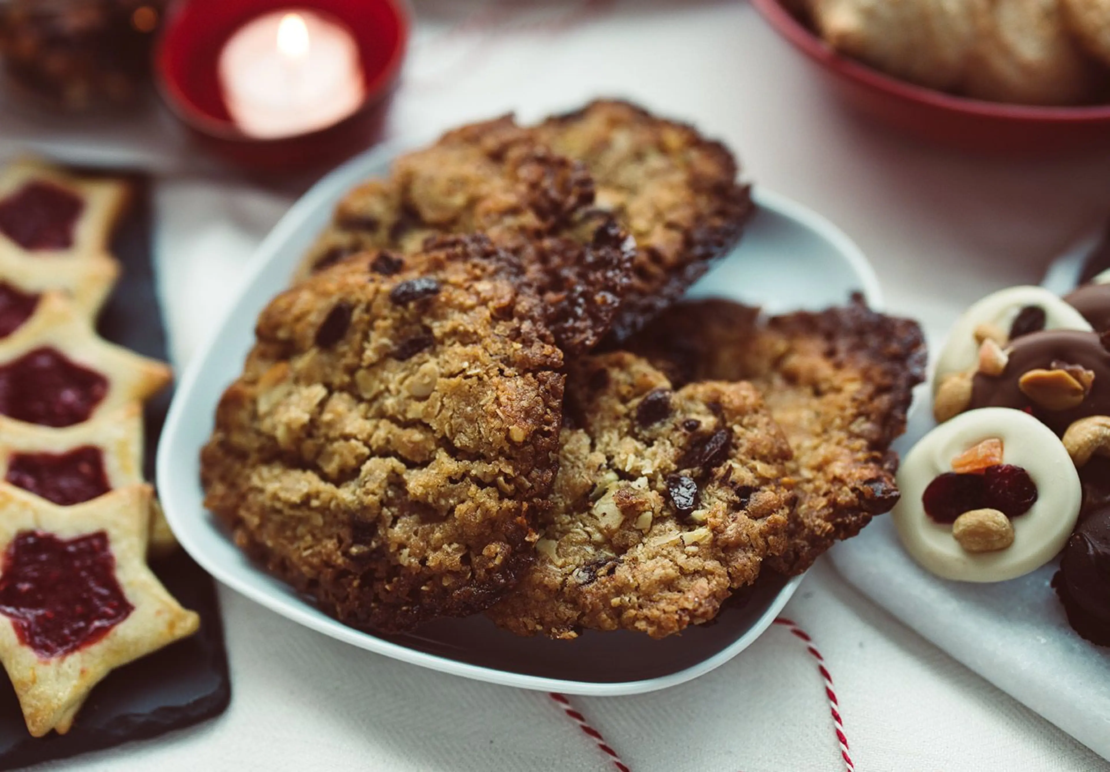 Havrecookies med sjokolade