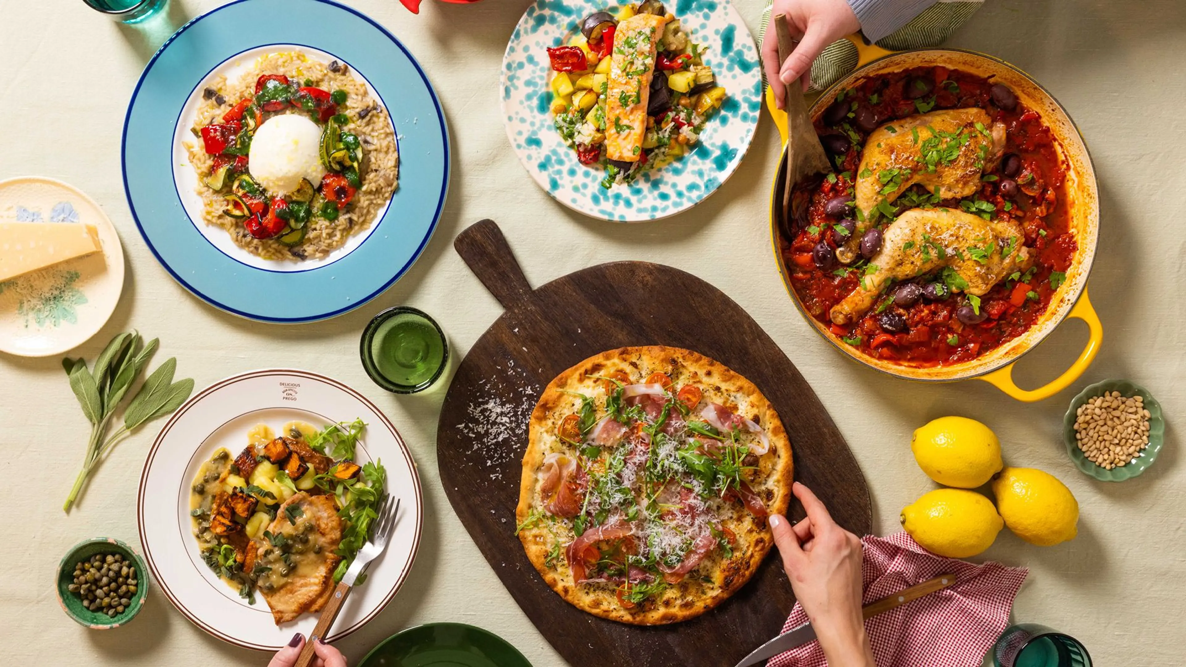 Fem retter fra Italia - autentisk, smakfullt og rustikt