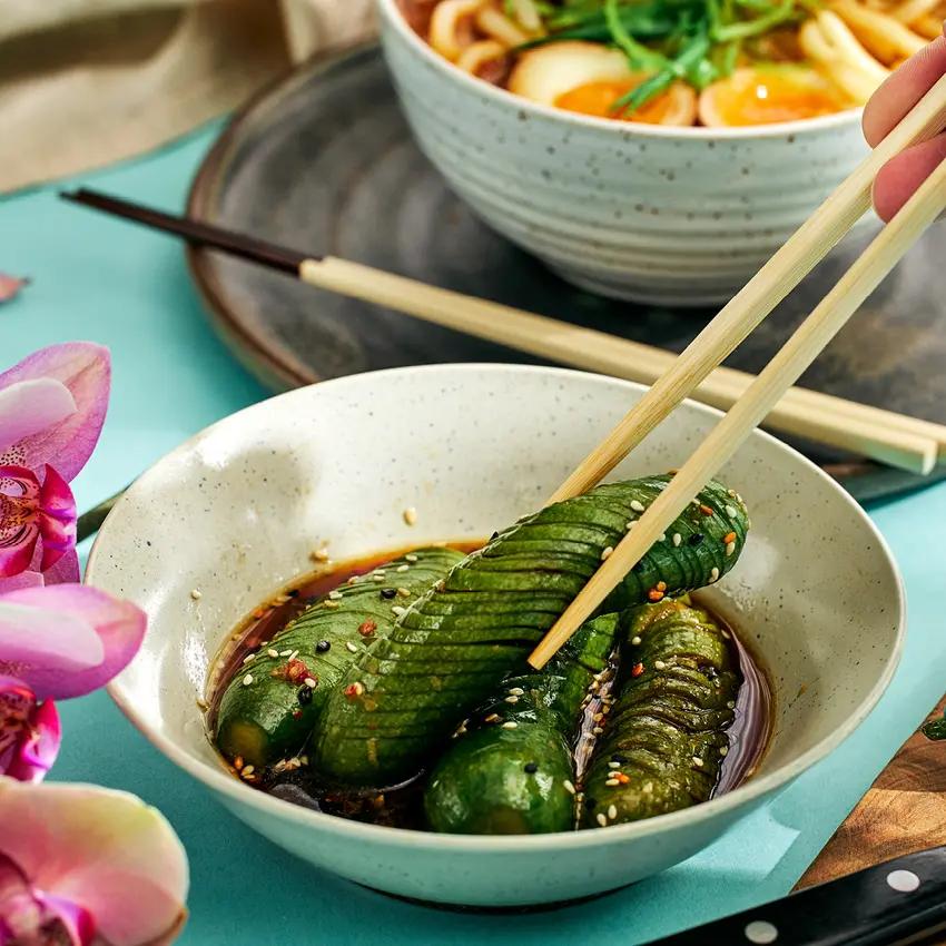 Lage syltet spiralagurk