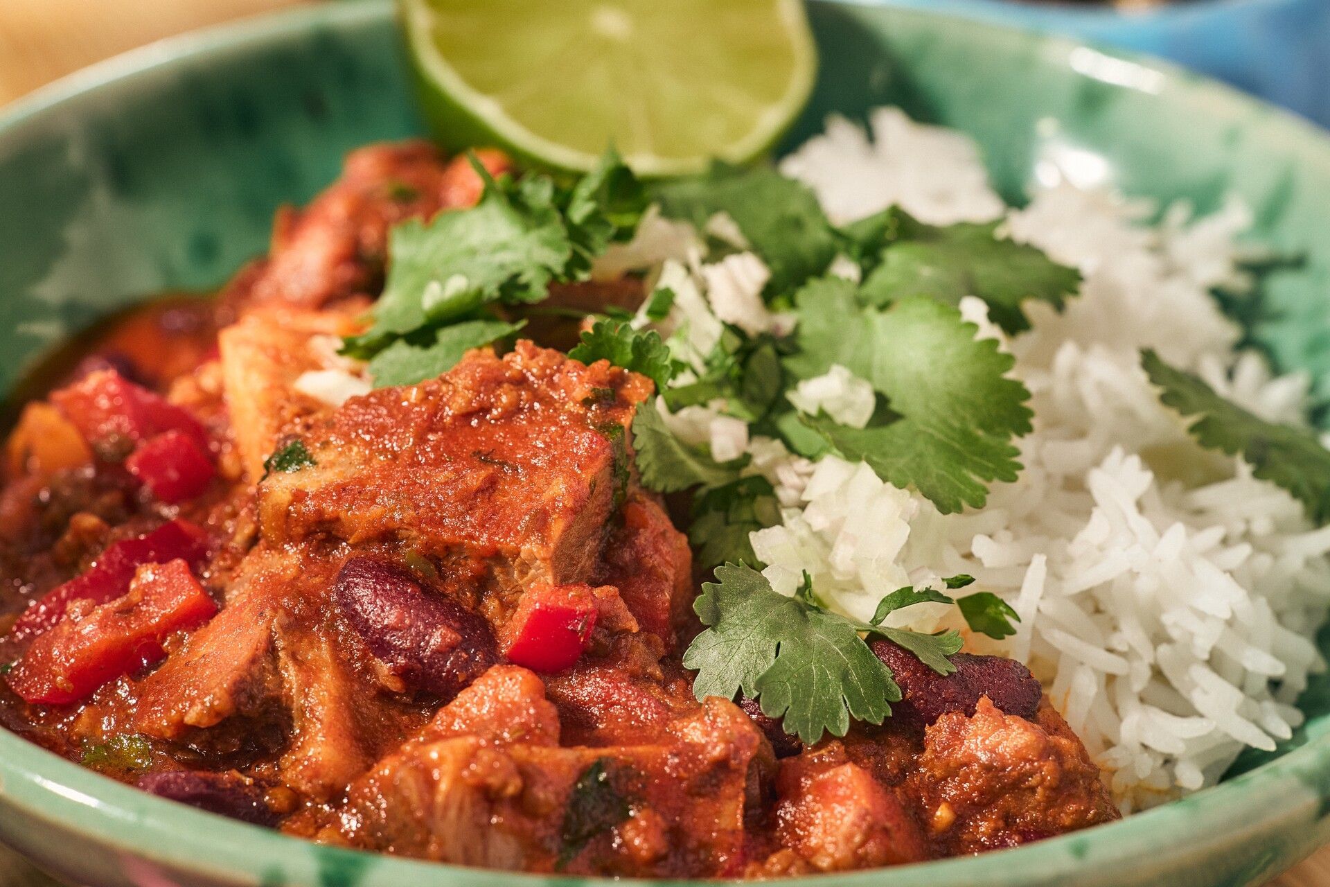 Frijoles charros – eller mexikansk böngryta med pulled pork och ris