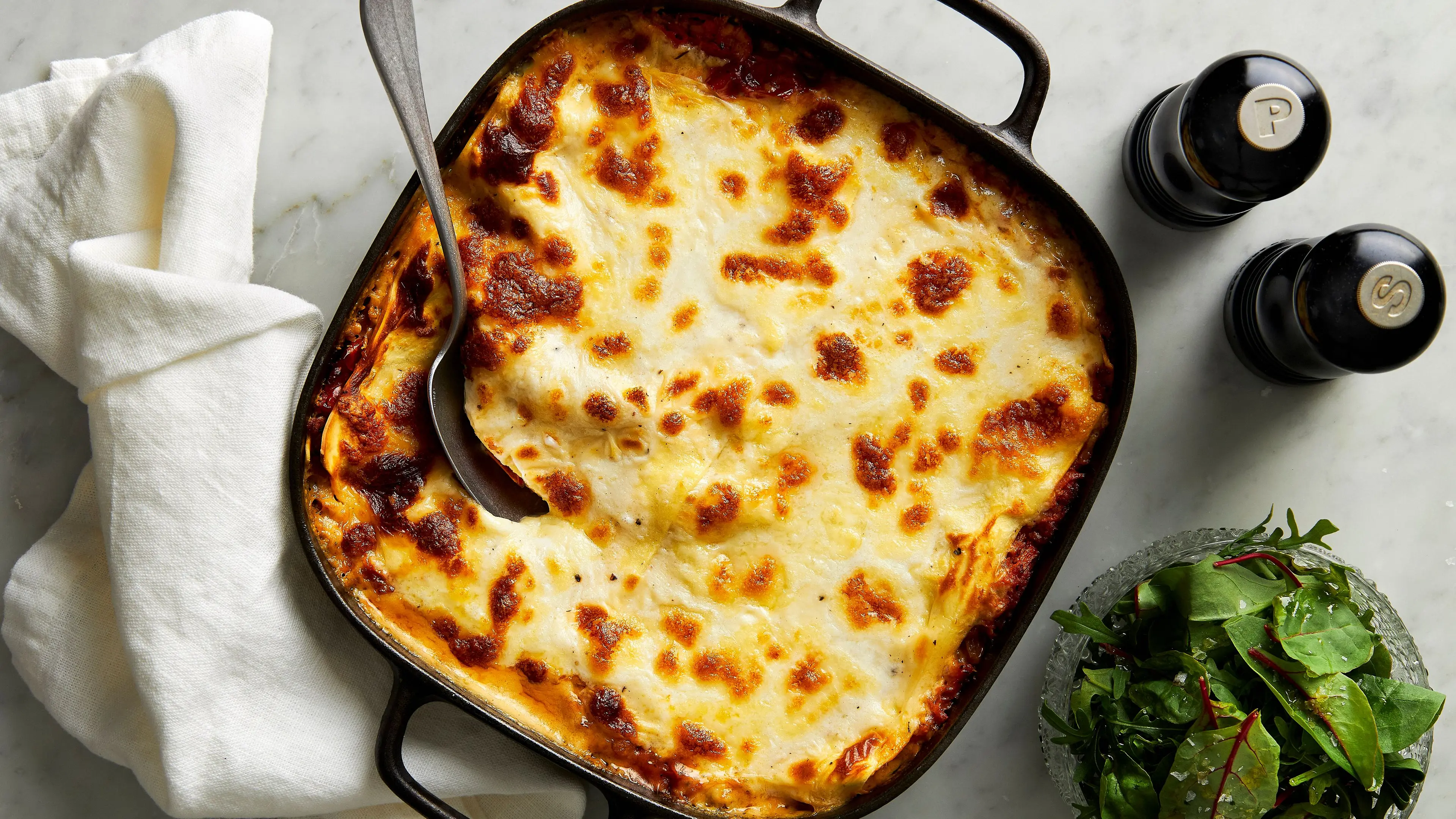 Laga vegetarisk lasagne al forno med Zeina