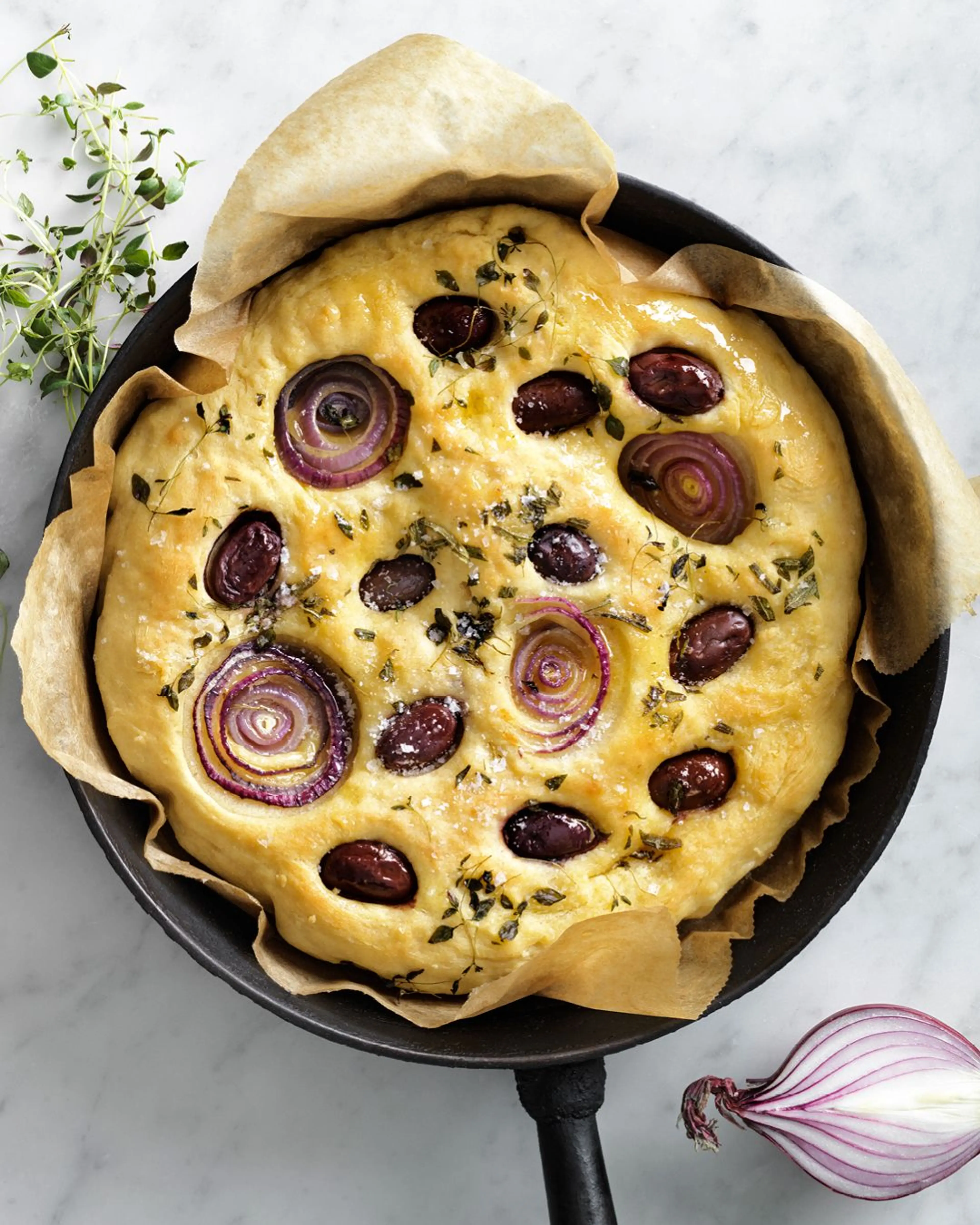 Kalljäst focaccia