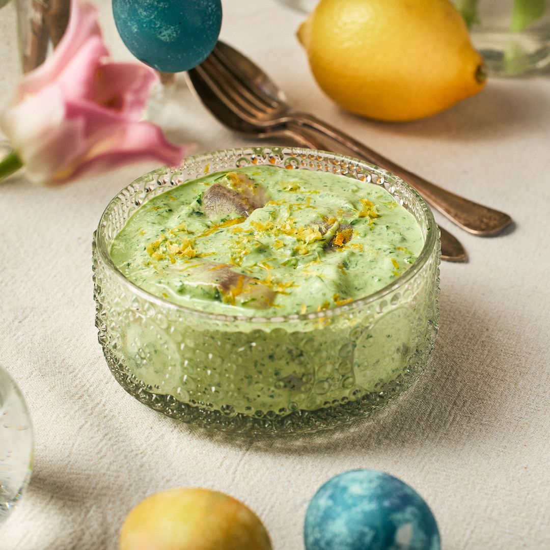 Krämig gremolatasill med citron, persilja och vitlök