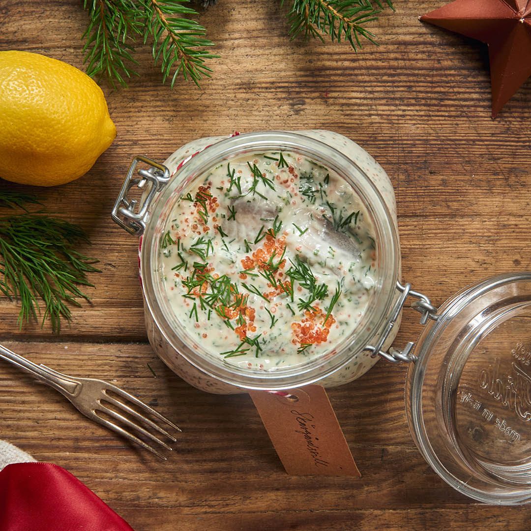 Krämig skärgårdssill från Linas Julbord
