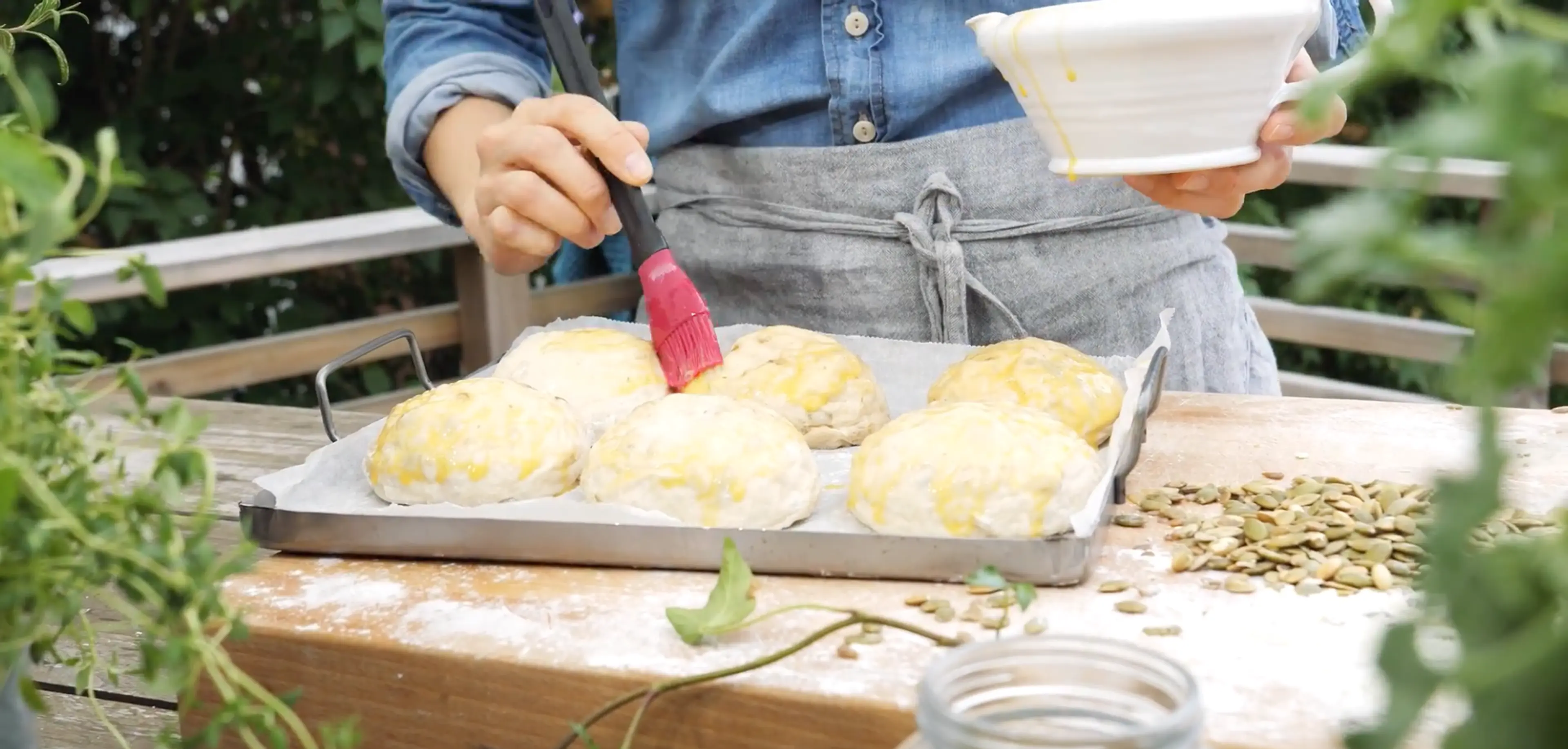 Linas egna bake-off bröd