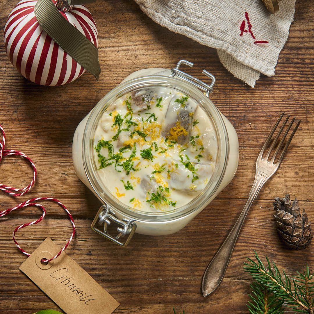 Krämig citrussill från Linas Julbord