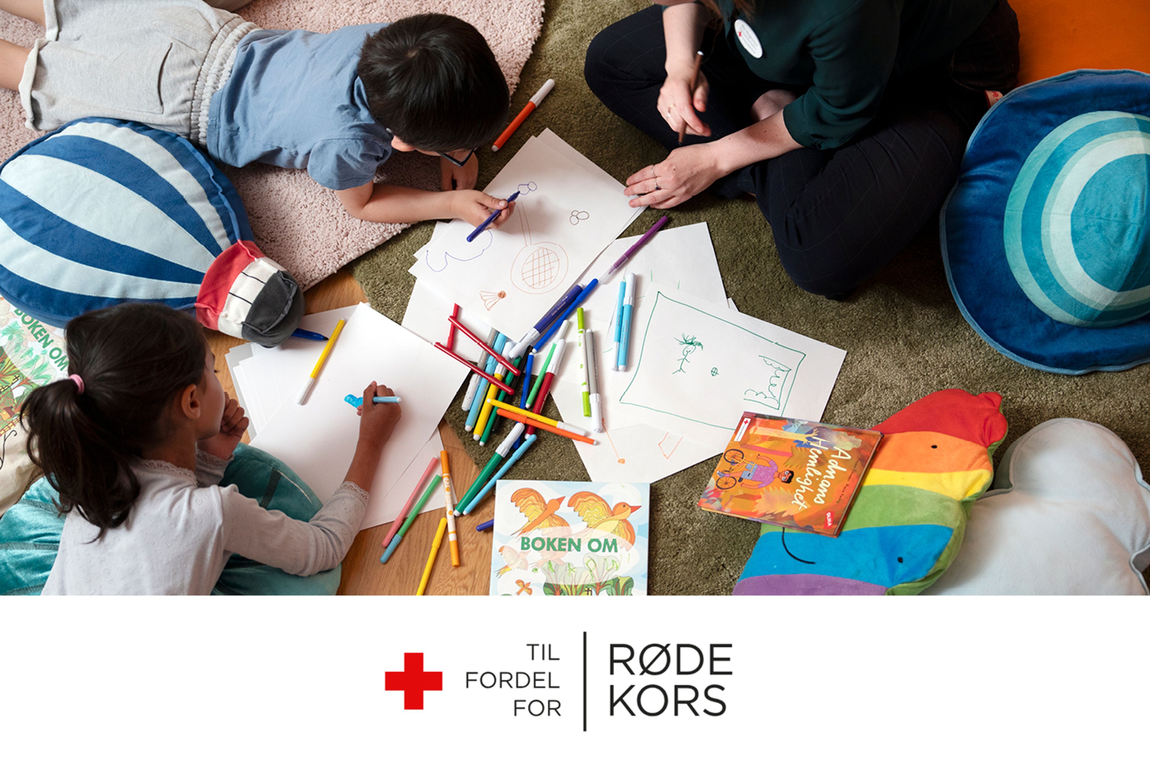 Children playing on the floor