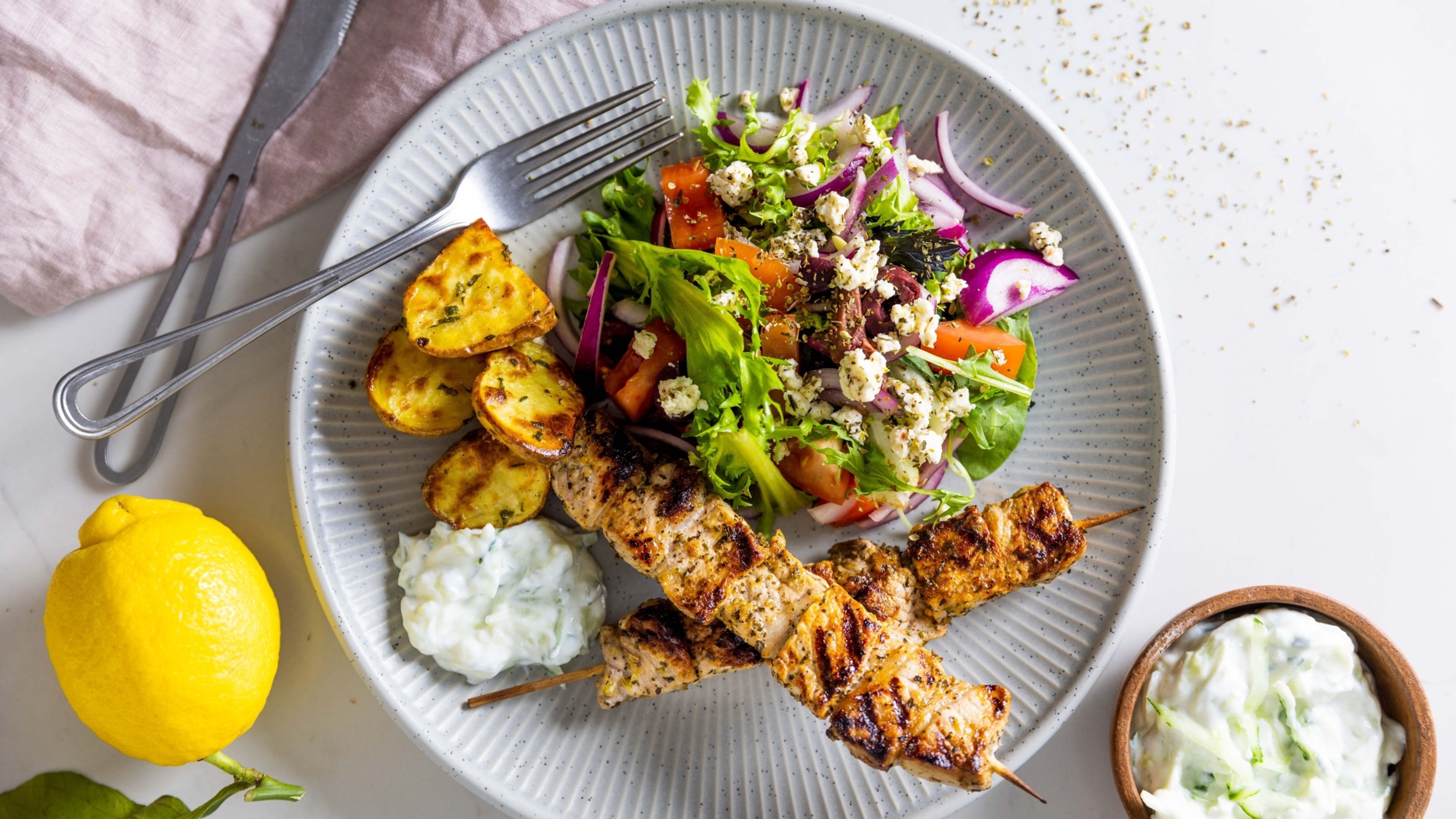 Lækker salat til aftensmad