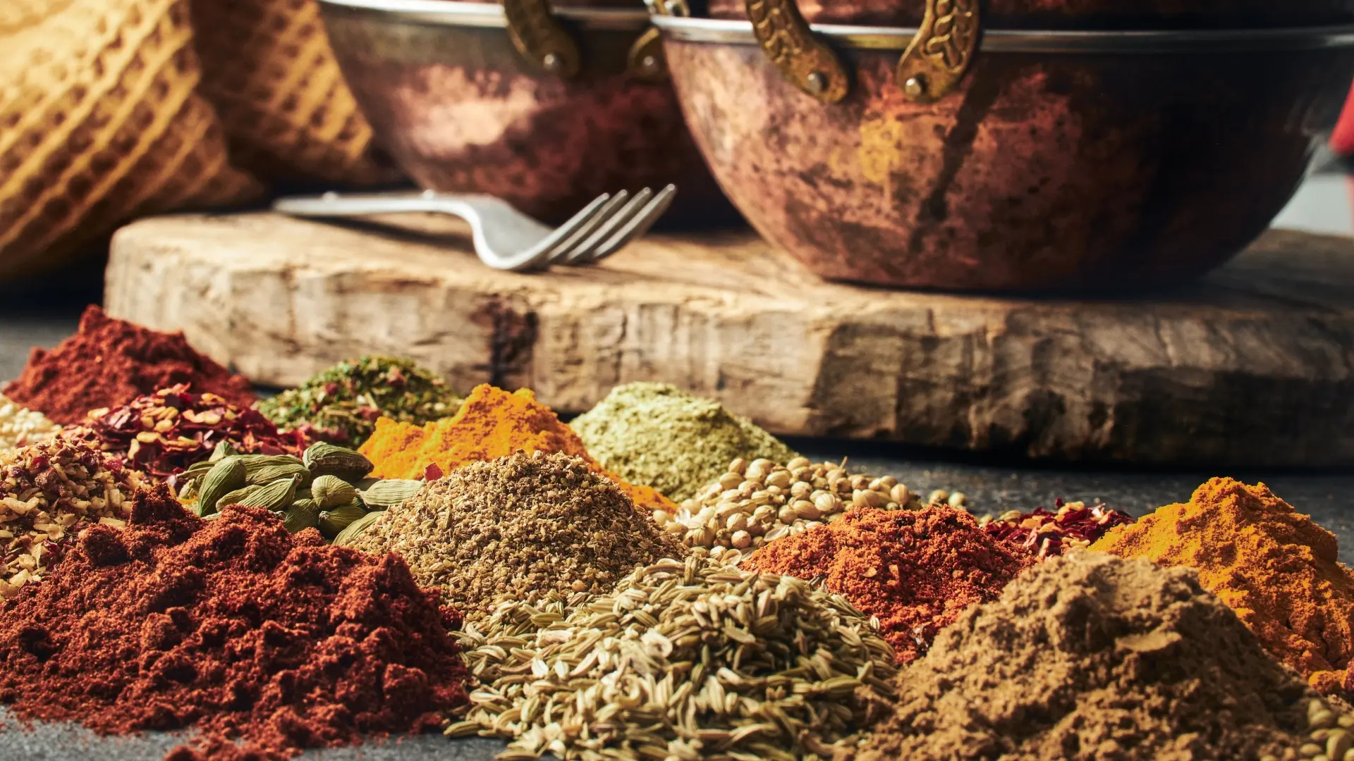 Populære indiske krydderier i indisk madlavning